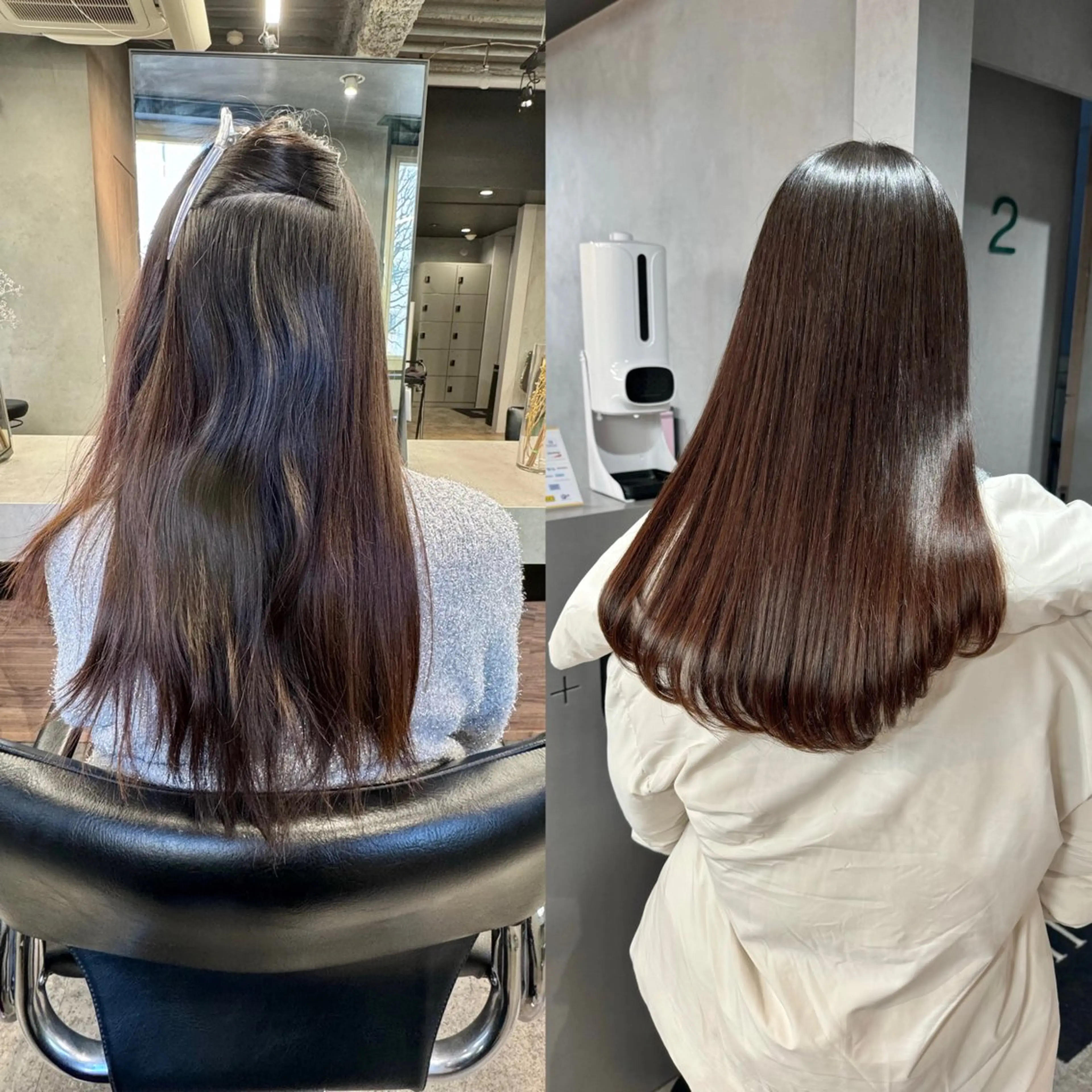 ロング 髪質改善 カット 縮毛矯正 トリートメント 髪質改善/艶髪 MINAMIのヘアスタイル