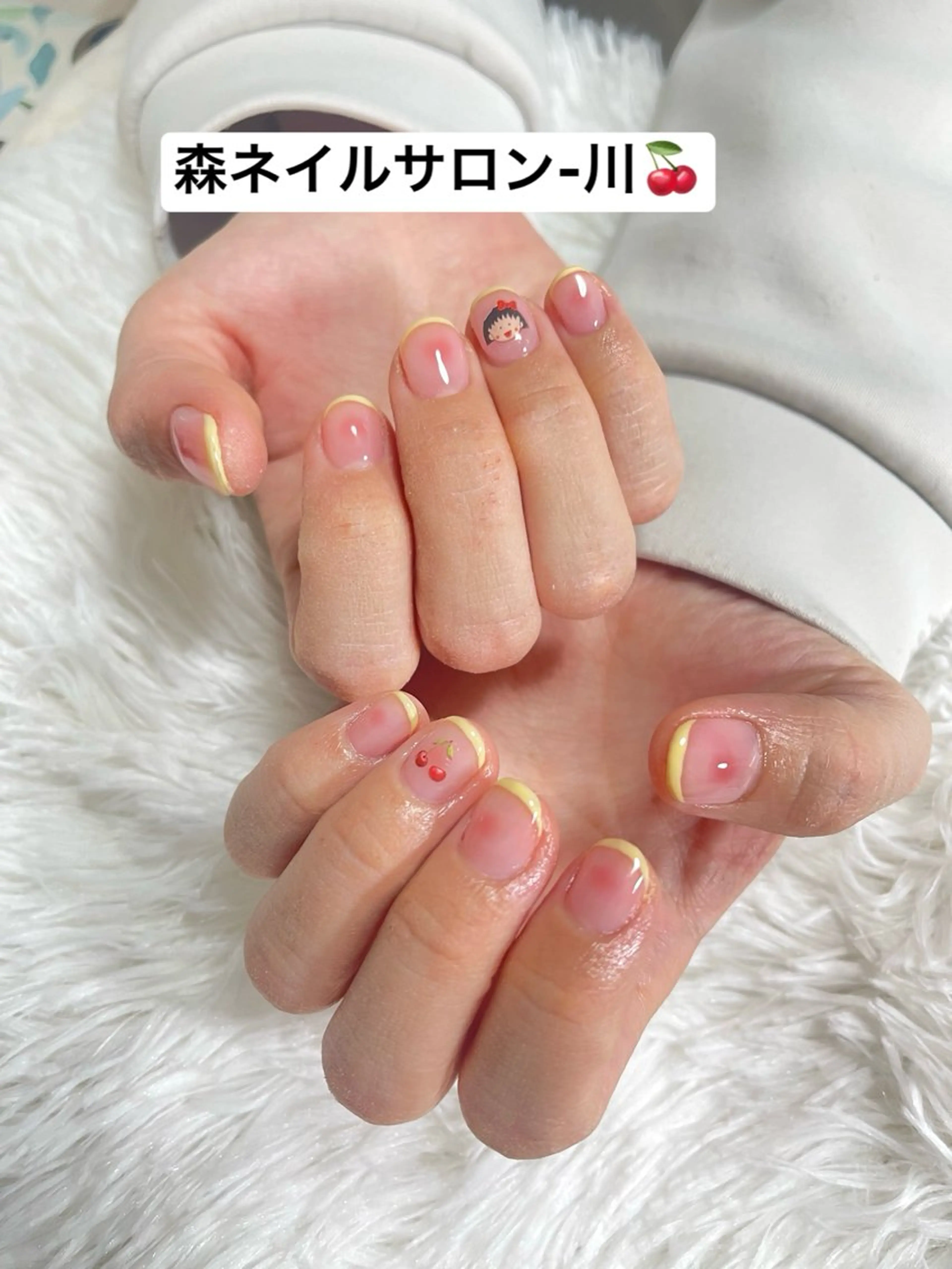 ネイル ハンドネイル 森 ネイル サロンのネイルデザイン