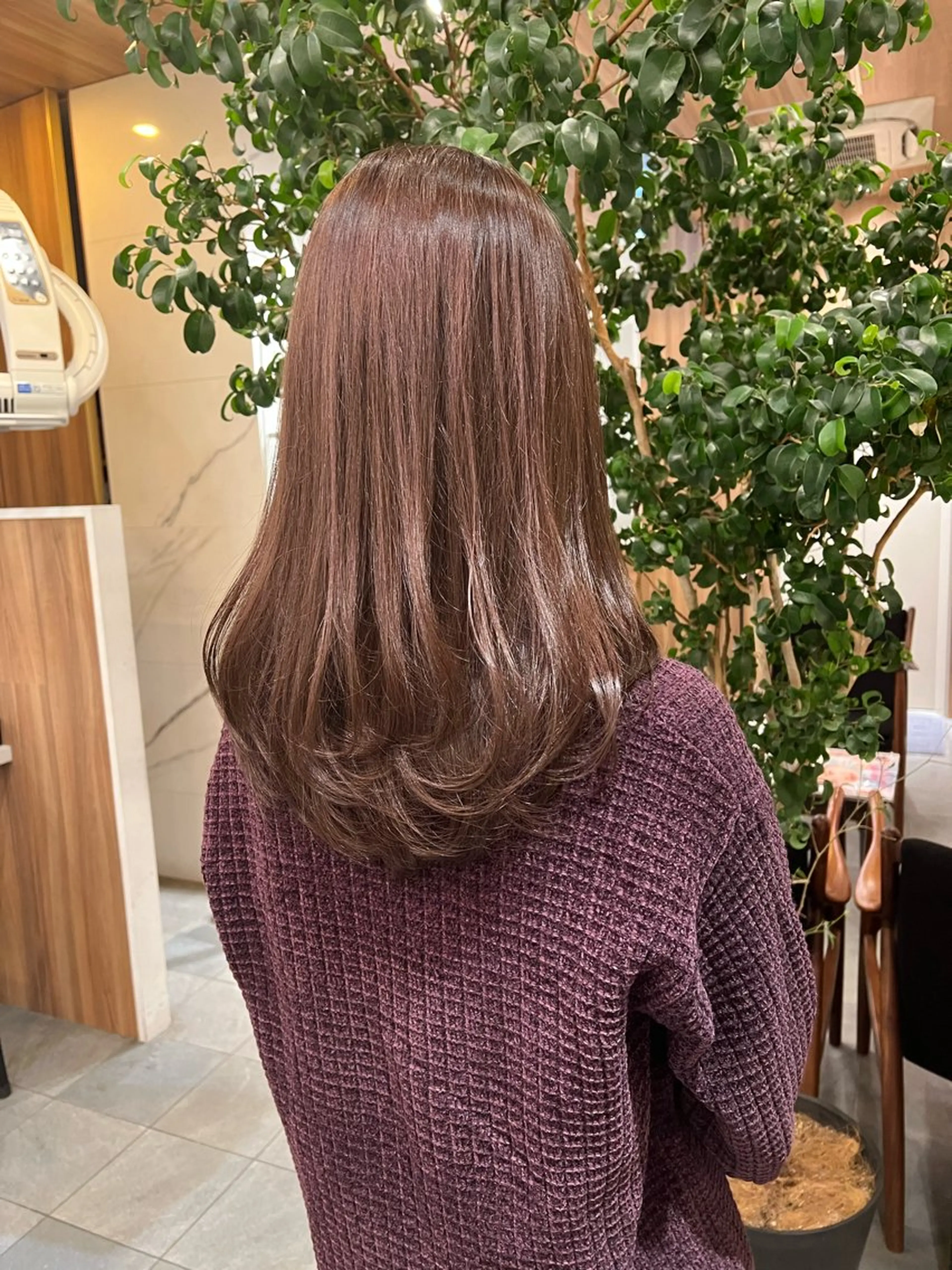 ロング カラー カワハラ ヒナコのヘアスタイル