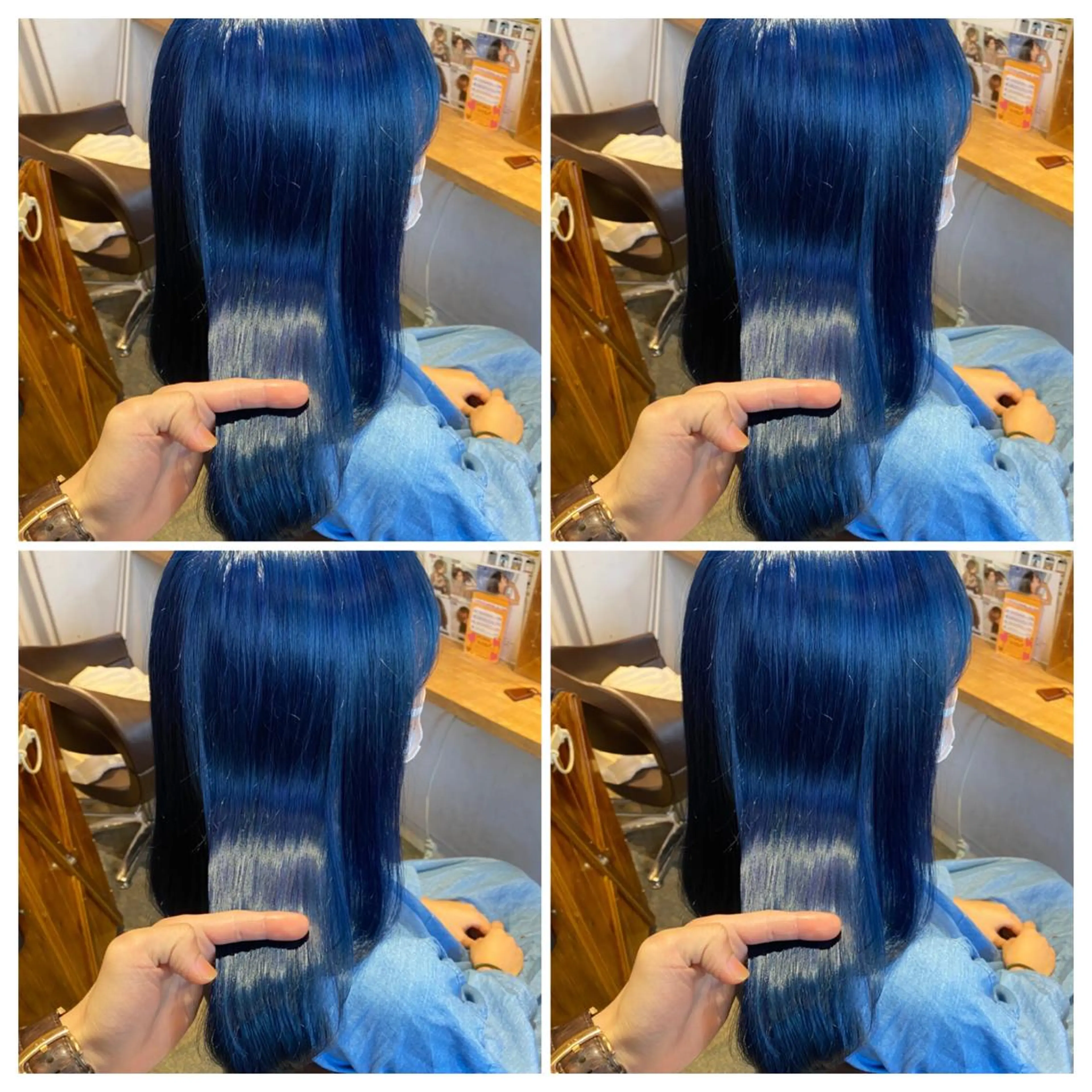 セミロング カラー ヘアカラー トリートメント 💎髪質改善／艶髪 荻原💎のヘアスタイル