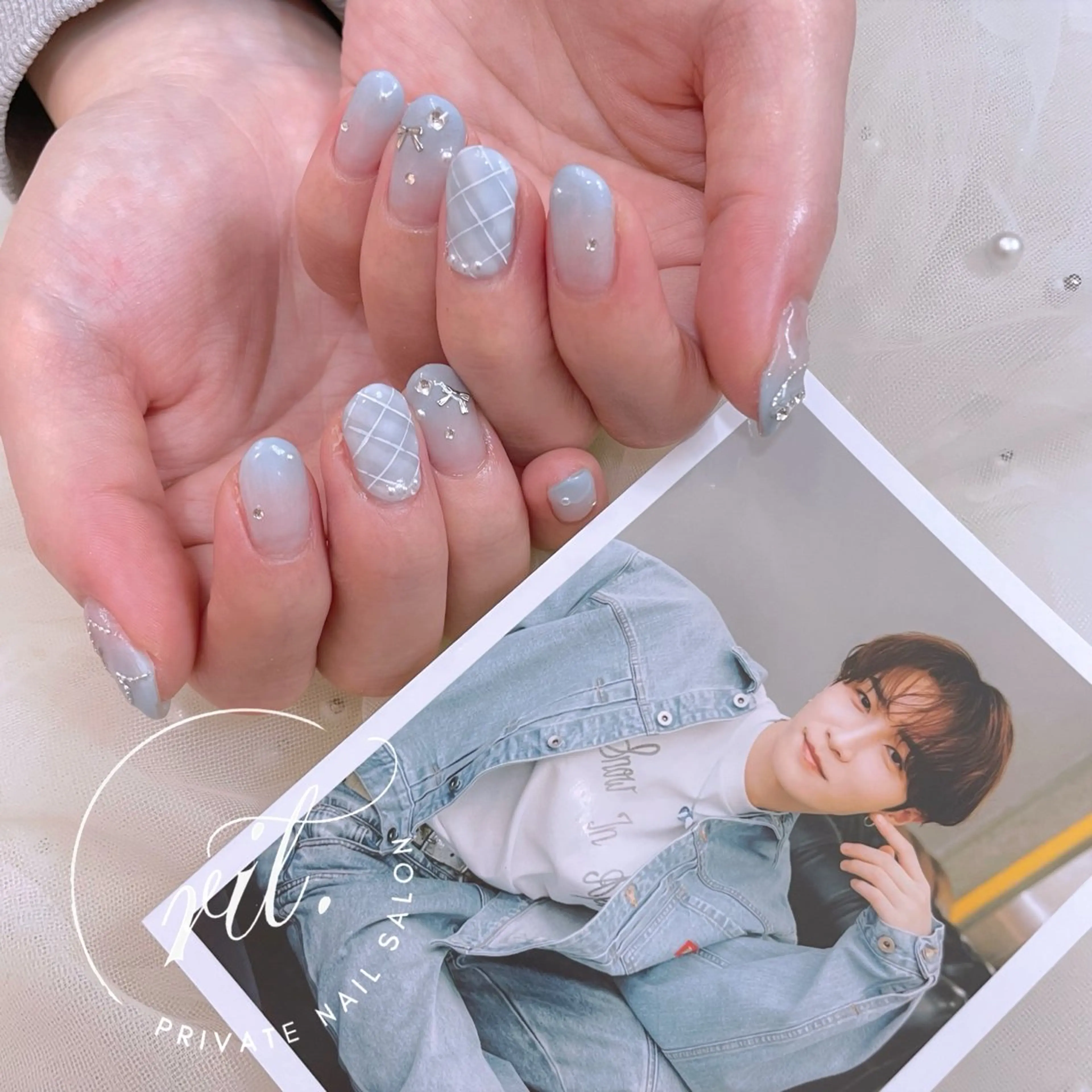 ネイル 韓国ネイル ワンホンネイル ハンドネイル rit. _リットのネイルデザイン