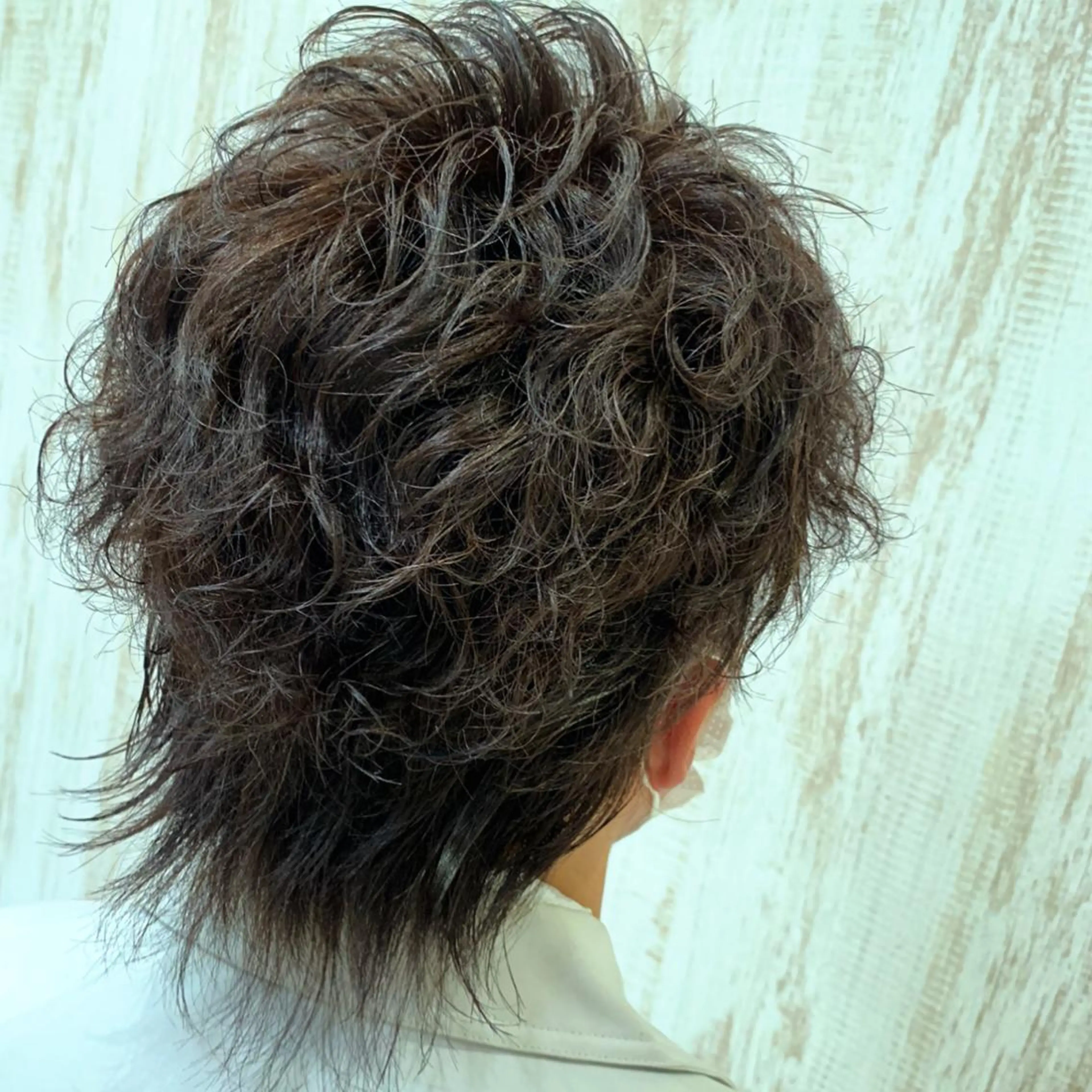 ショート パーマ メンズ 🫧ウルフカット/ 畑中結衣🫧のヘアスタイル