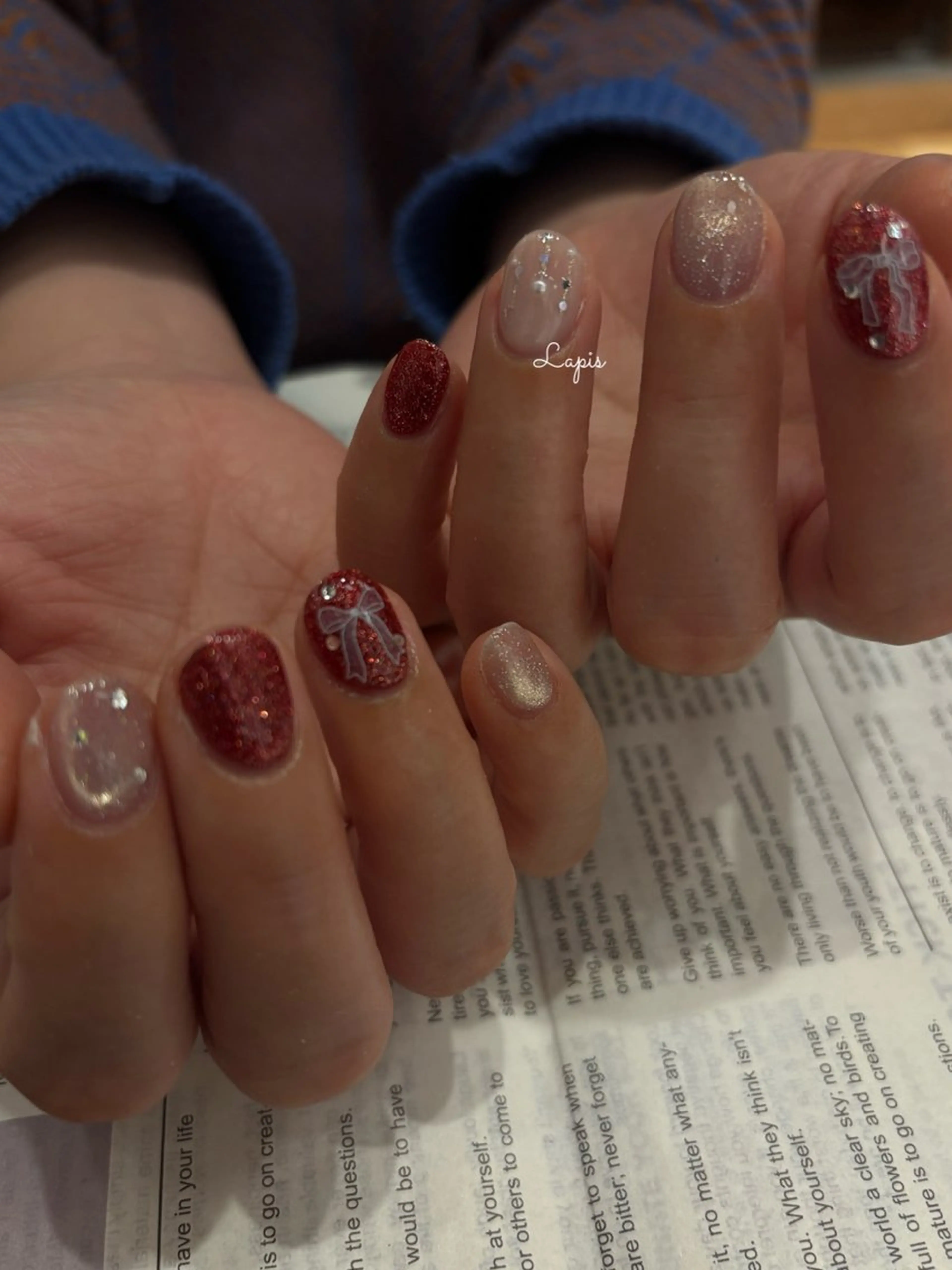 ネイル ハンドネイル Lapis *のネイルデザイン