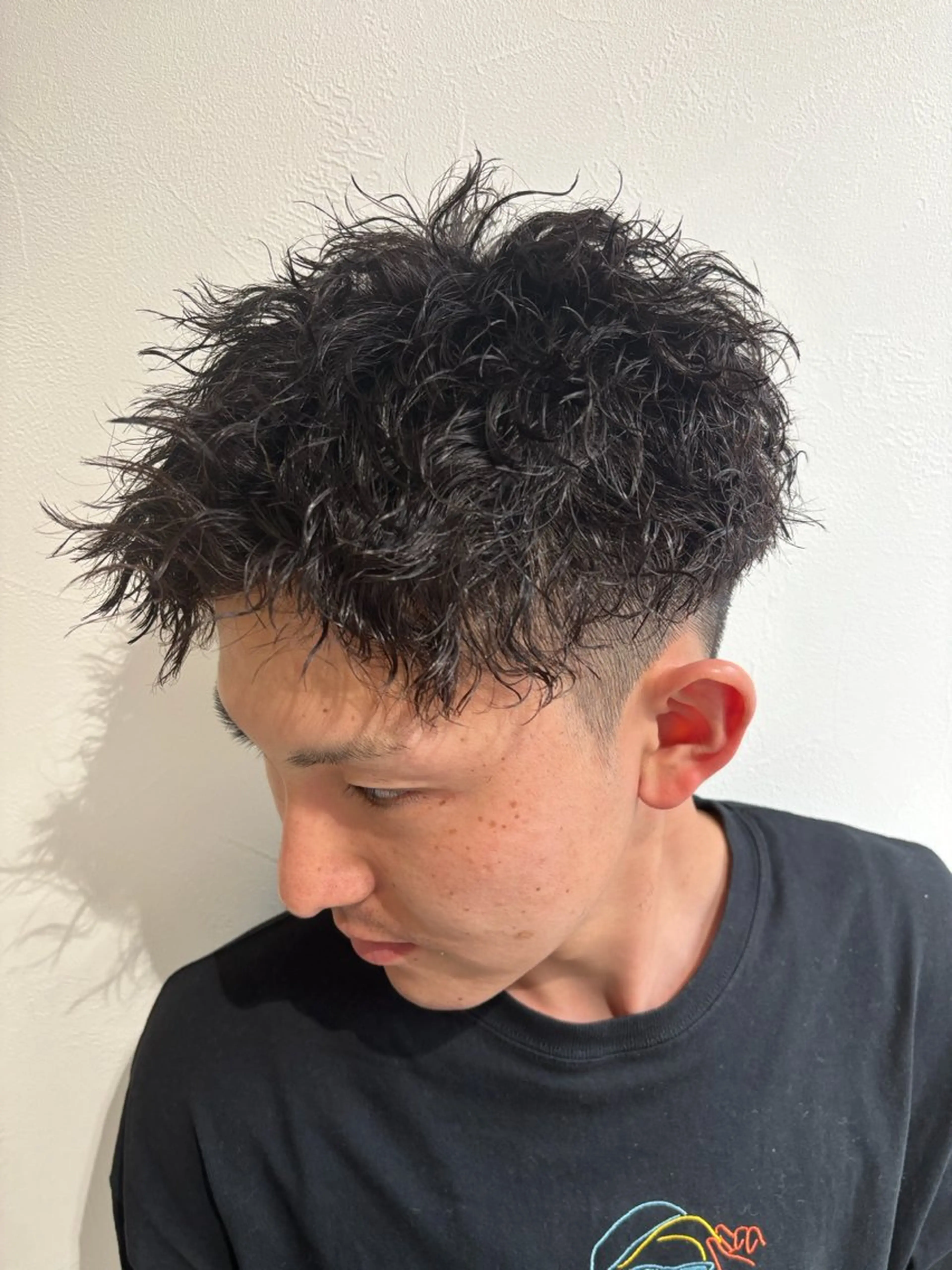 パーマ メンズ メンズパーマ スパイキーショート メンズツイストパーマ ツイストパーマ ボブ/レイヤー /河内温太のヘアスタイル