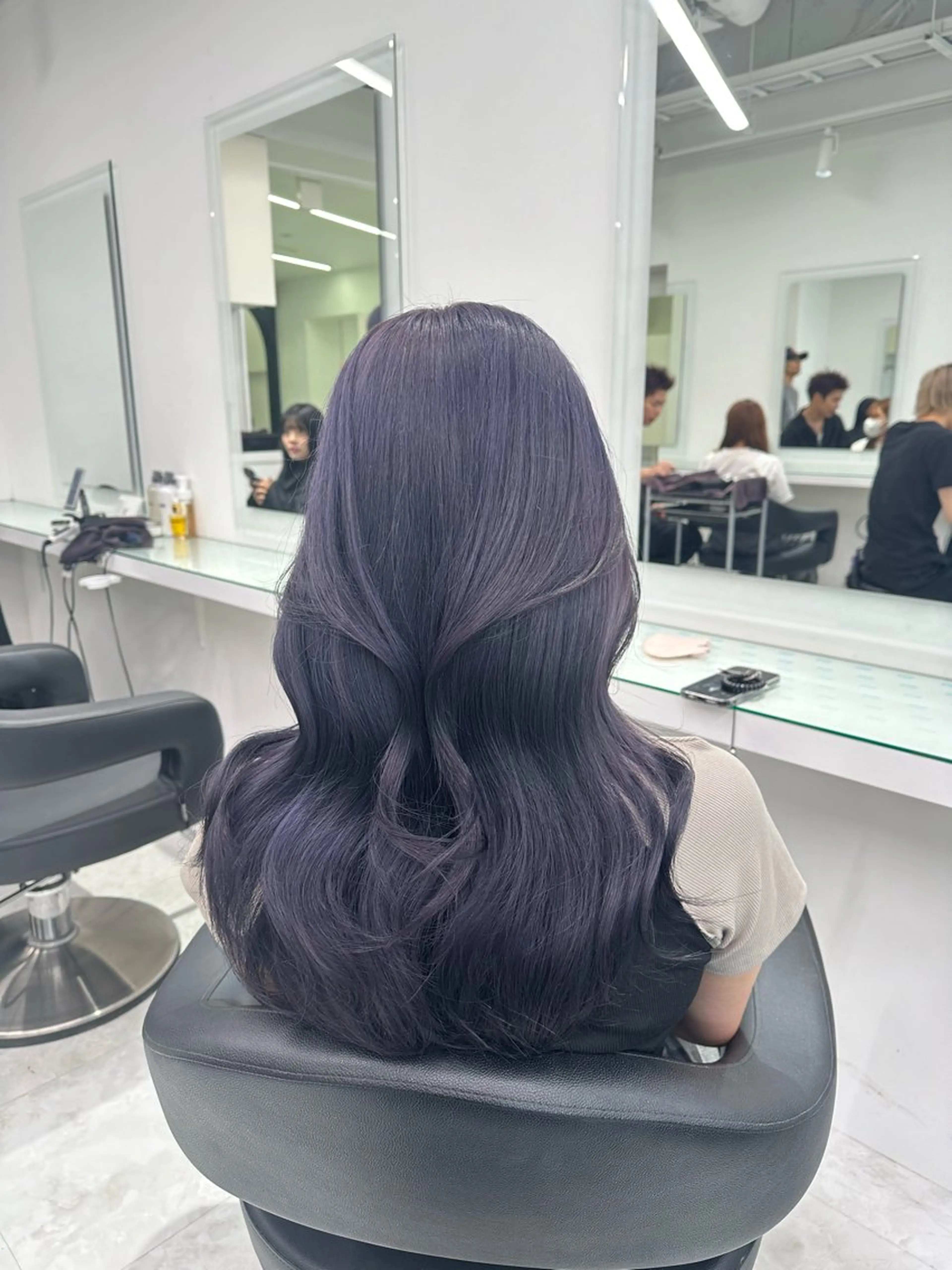 カラー 韓国うる艶ベージュ 🤎まなかのヘアスタイル