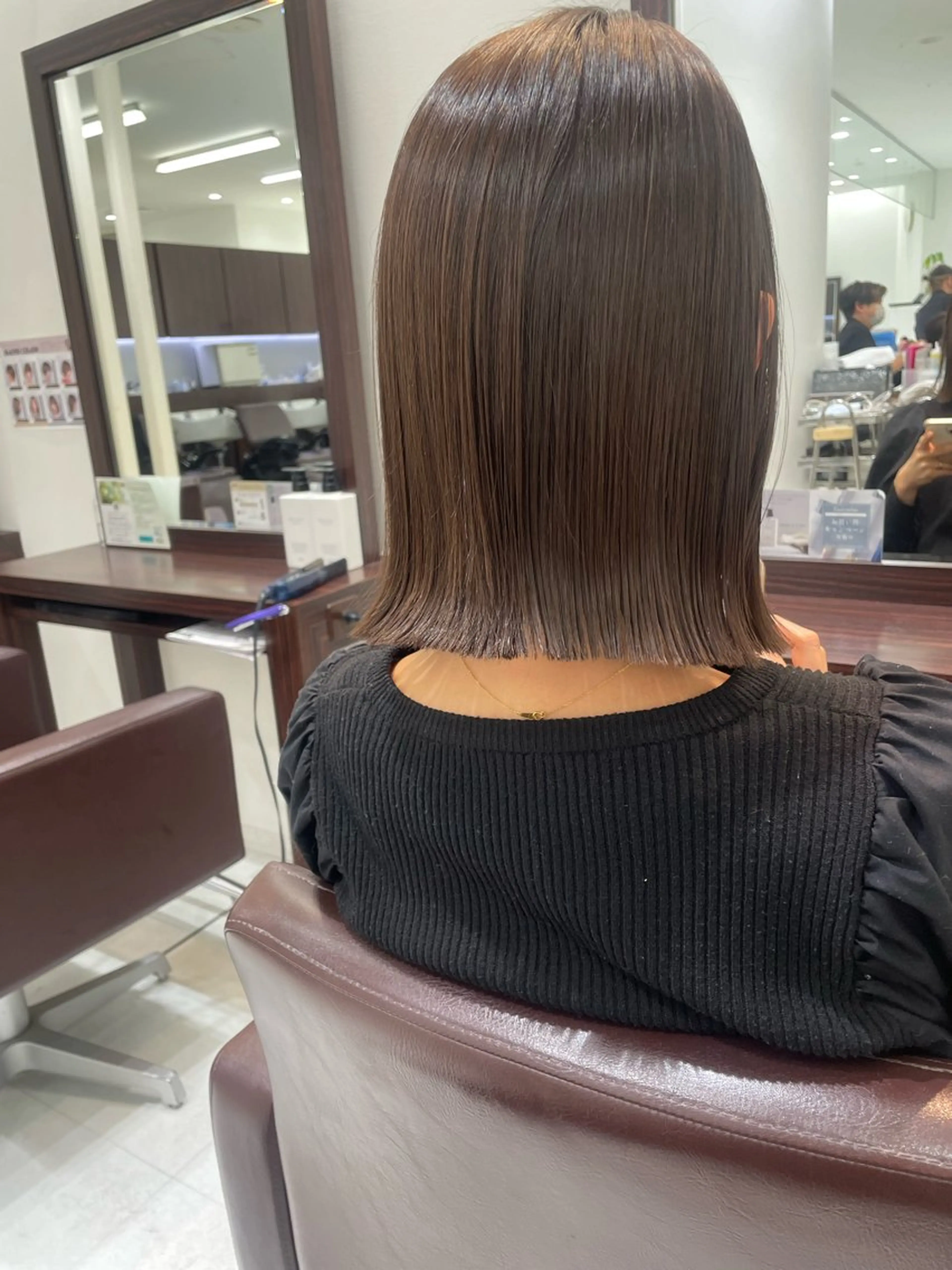 ショート 切りっぱなしボブ ボブ カット TAYA千葉そごう店所属・【千葉駅南口歩1分】 MAKAのヘアスタイル