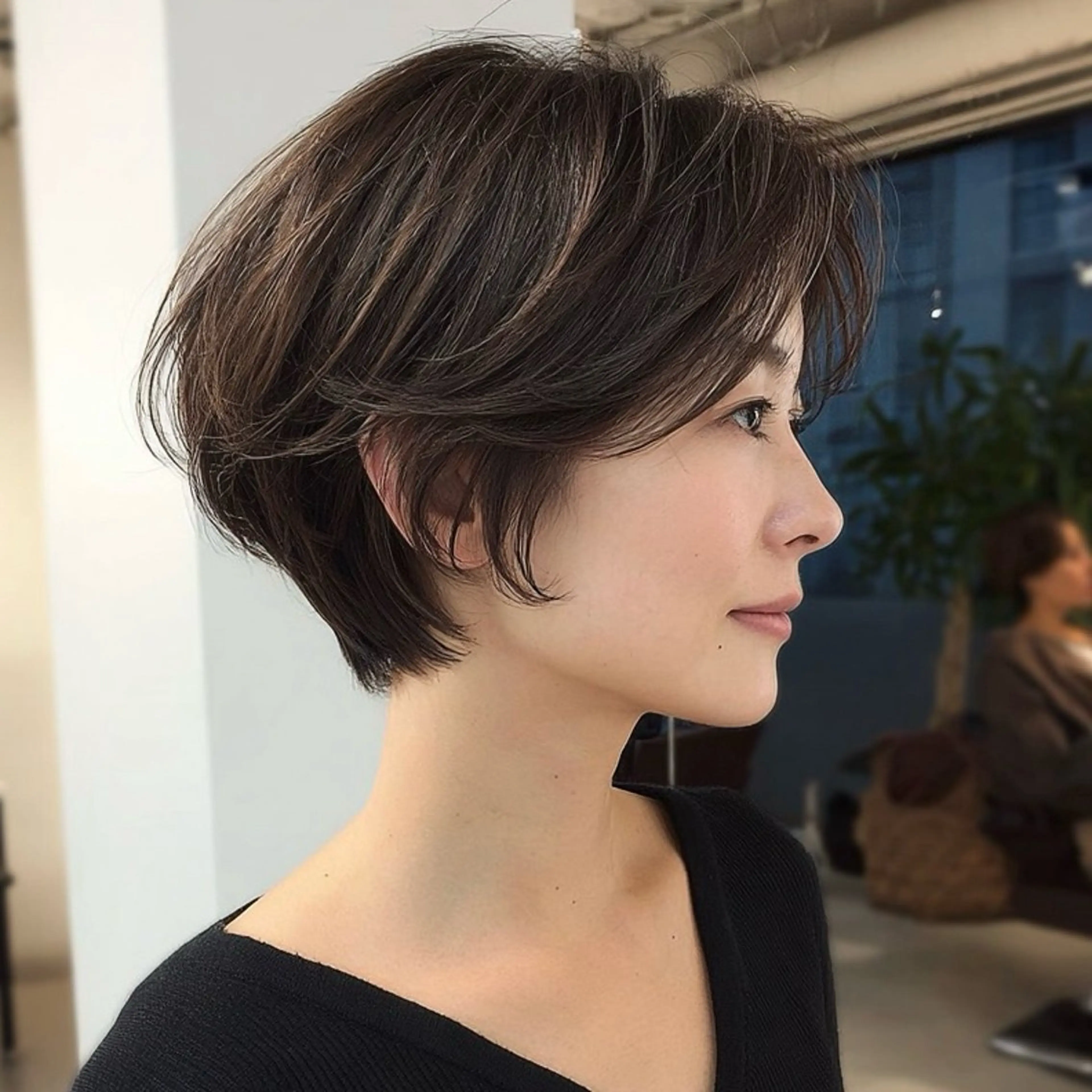 ショート カット ヘアカラー トリートメント ショート/小顔カット /鎌倉/コウスケのヘアスタイル