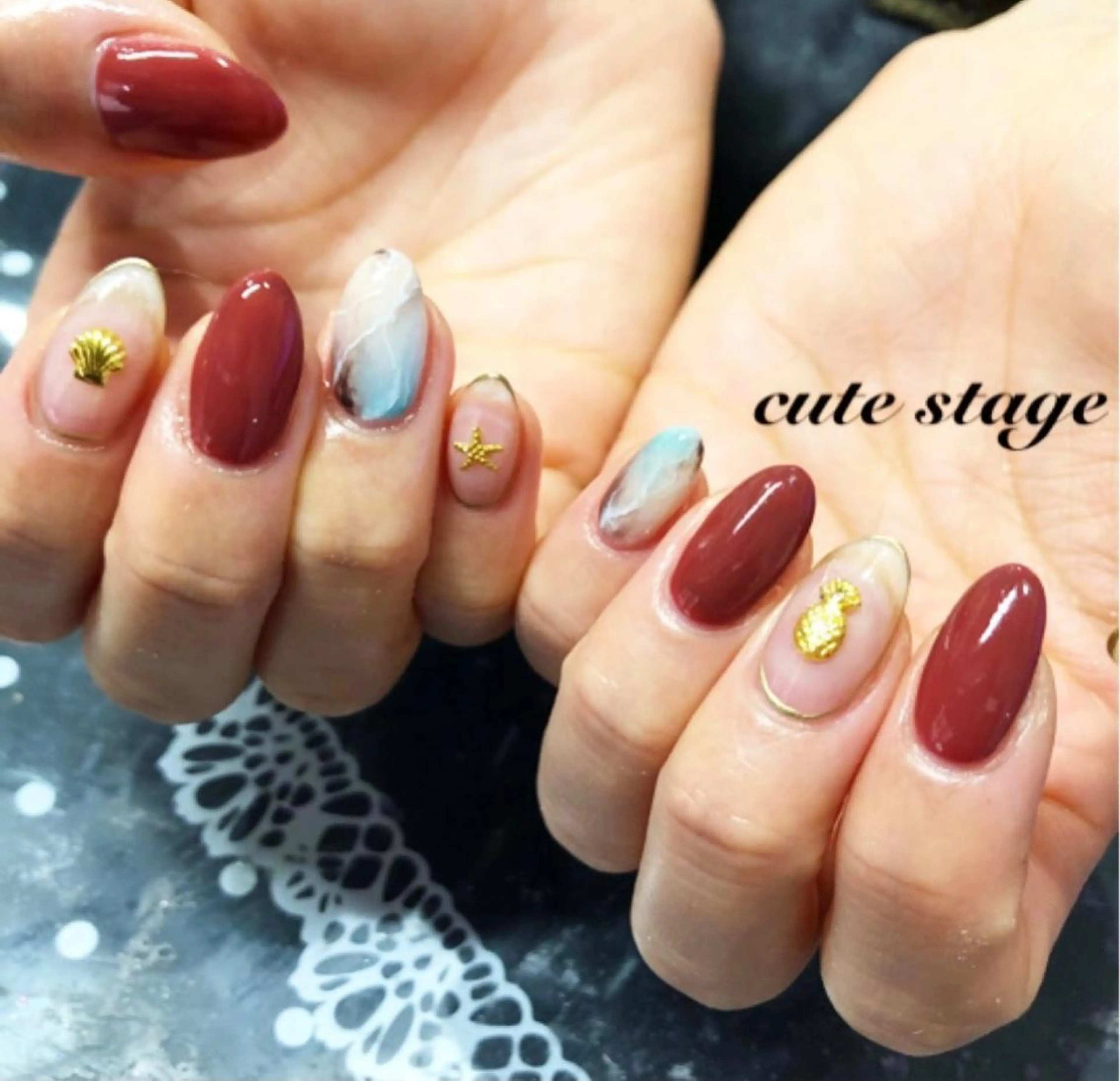 ネイル アートネイル cute stage所属・CUTE STAGEのネイルデザイン