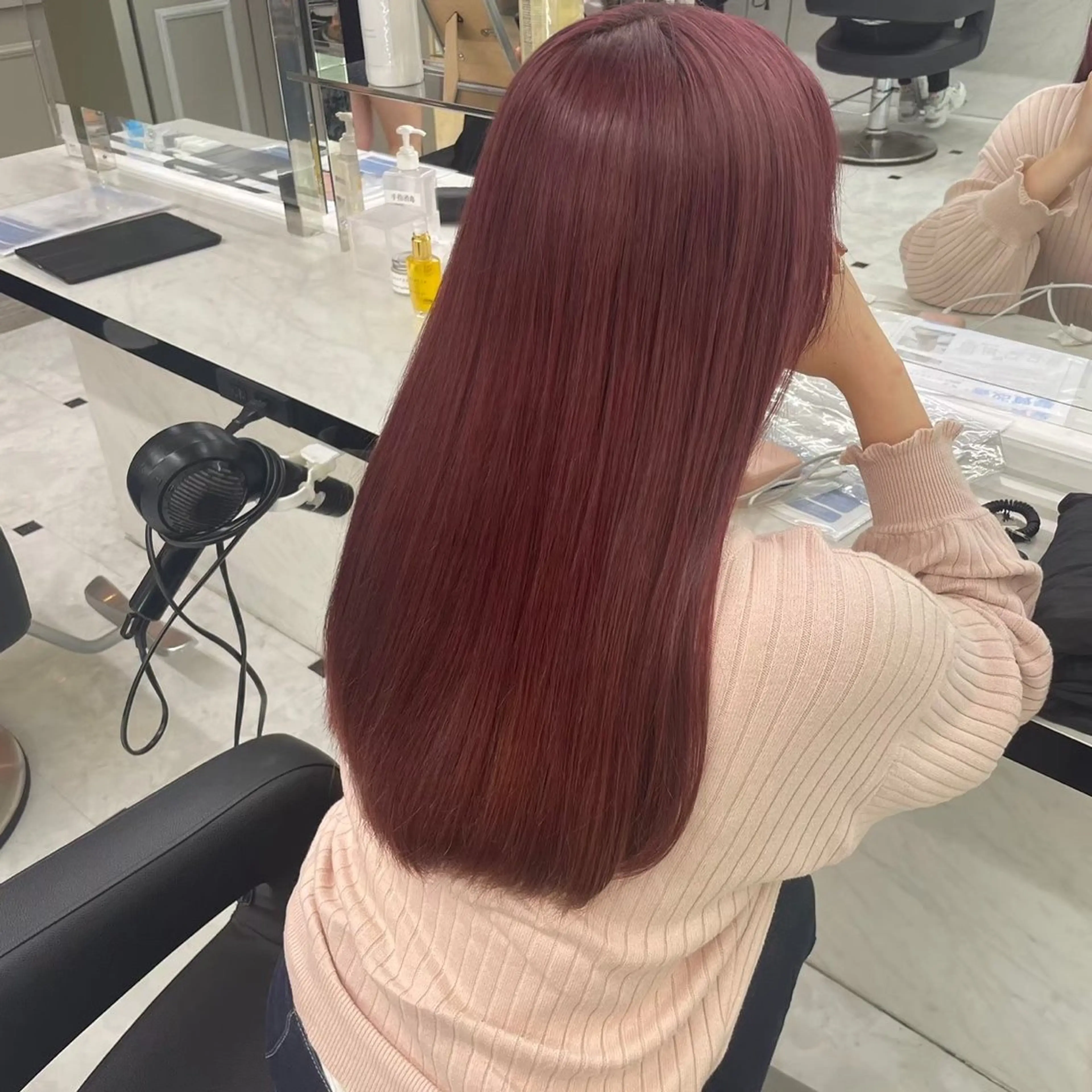 ロング 髪質改善 トリートメント カット トリートメント ヘッドスパ ヘアセット 💖SAE💖 銀座美容師のヘアスタイル