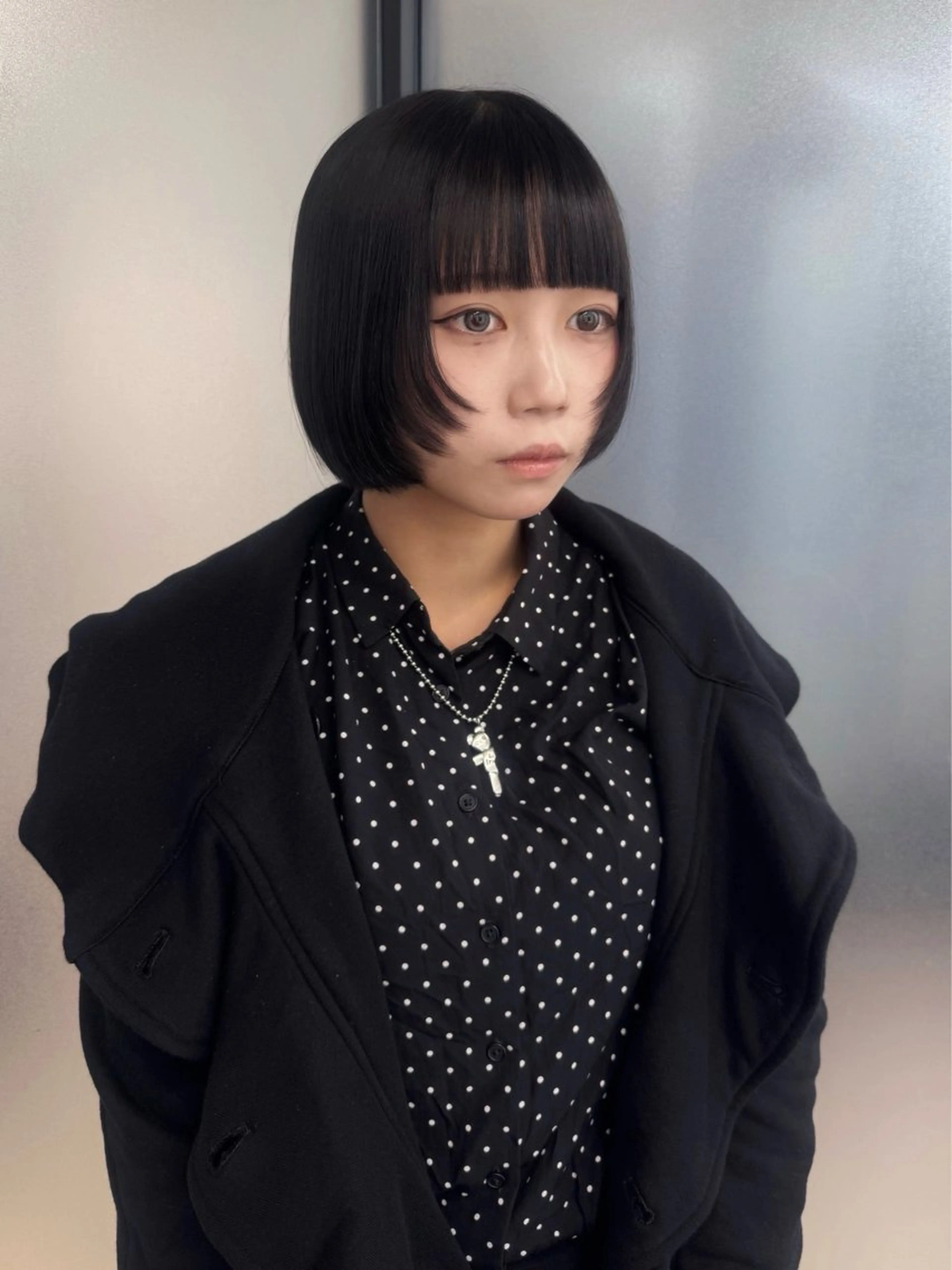 ショート 顔まわりレイヤー 顔周りカット レイヤーカット カット トリートメント SALOWIN 原宿 IL Salice所属・MIMI🌻໋᳝݊ 個性派カラー⑅ ⸝꙳のヘアスタイル