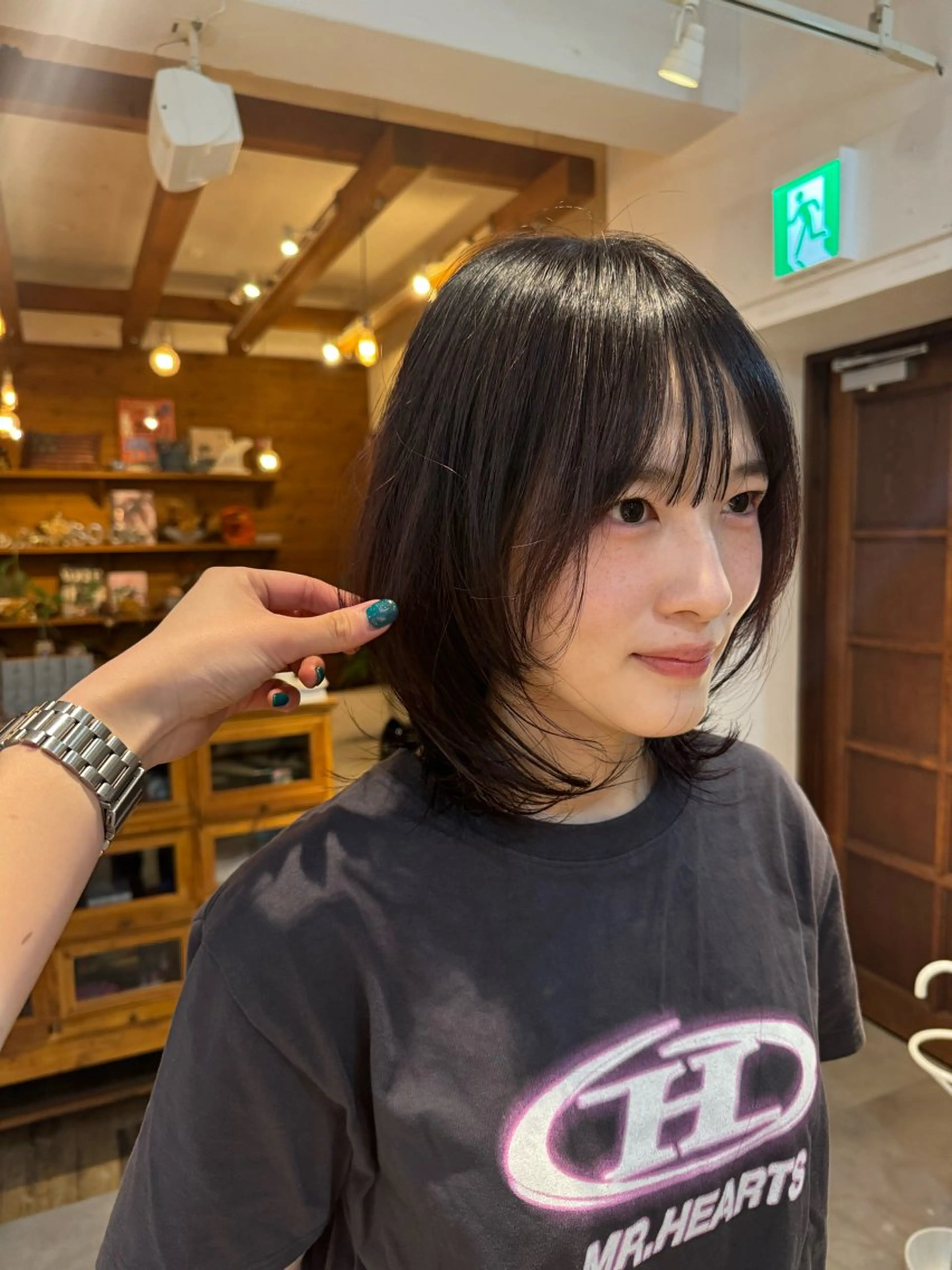 カラー 縮毛矯正 Revie  hair所属・Hiyori/透明感 /ボブ/矢場町のヘアスタイル