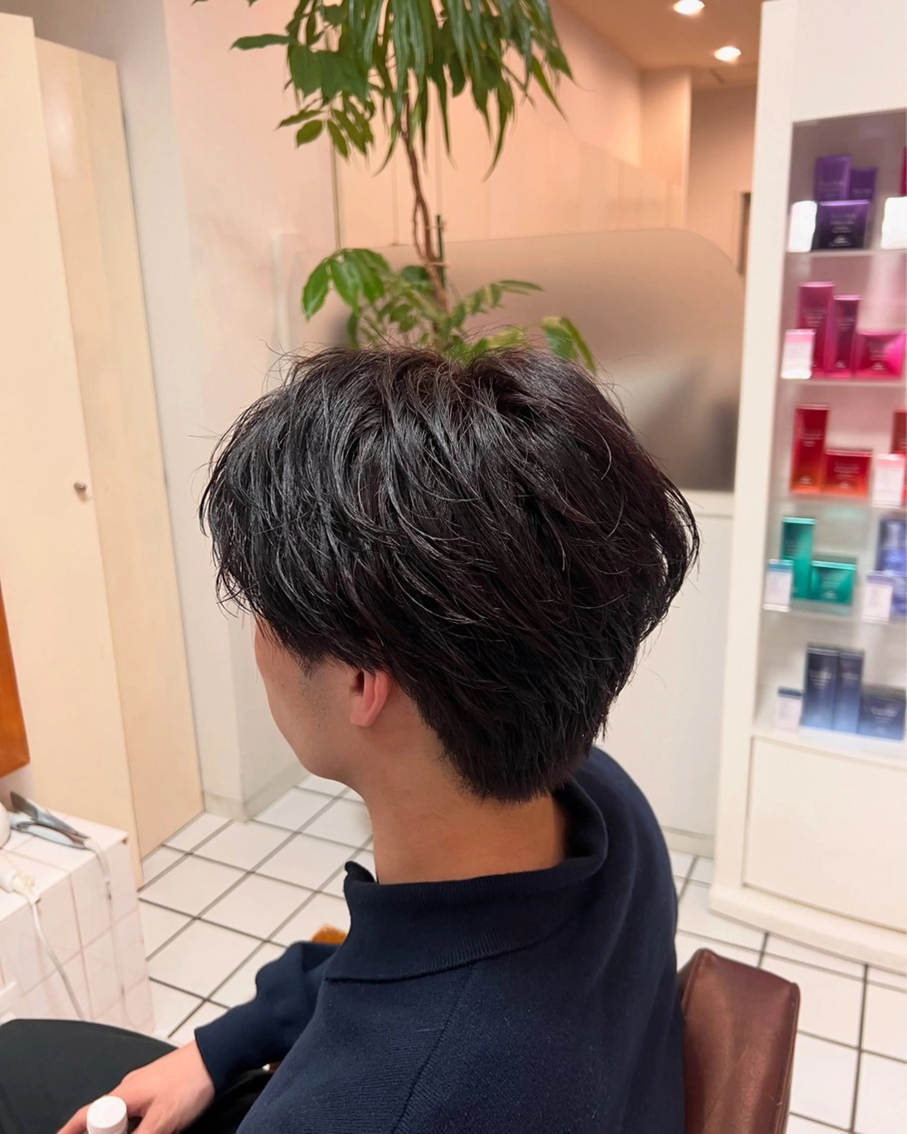 メンズ フェザーパーマ メンズパーマ ヘアアンドメイクsawa 上田本店所属・滝沢 勝利のヘアスタイル