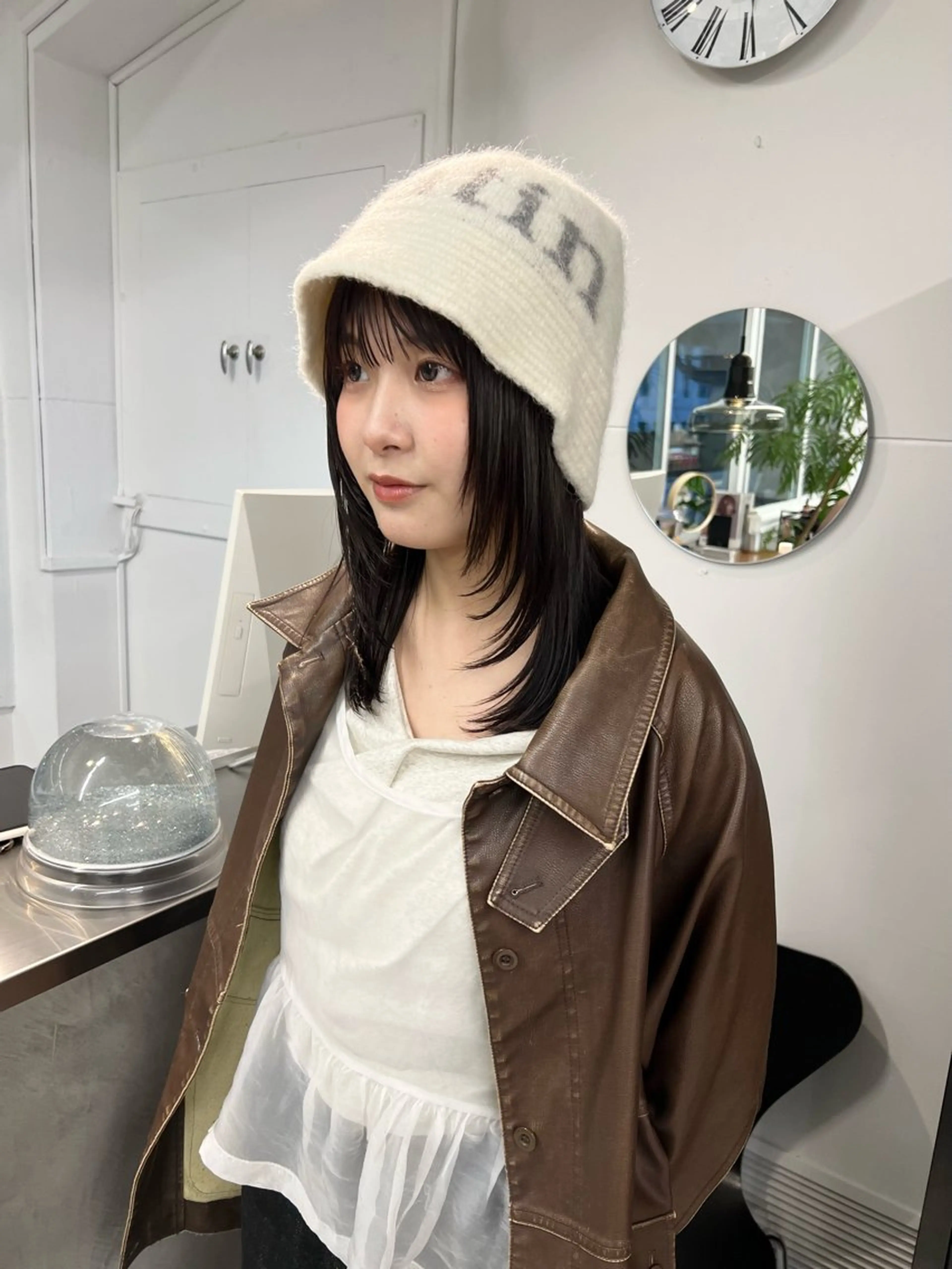 ミディアム カラー カット ヘアカラー 樫原裕二 /柔らかいカラーのヘアスタイル