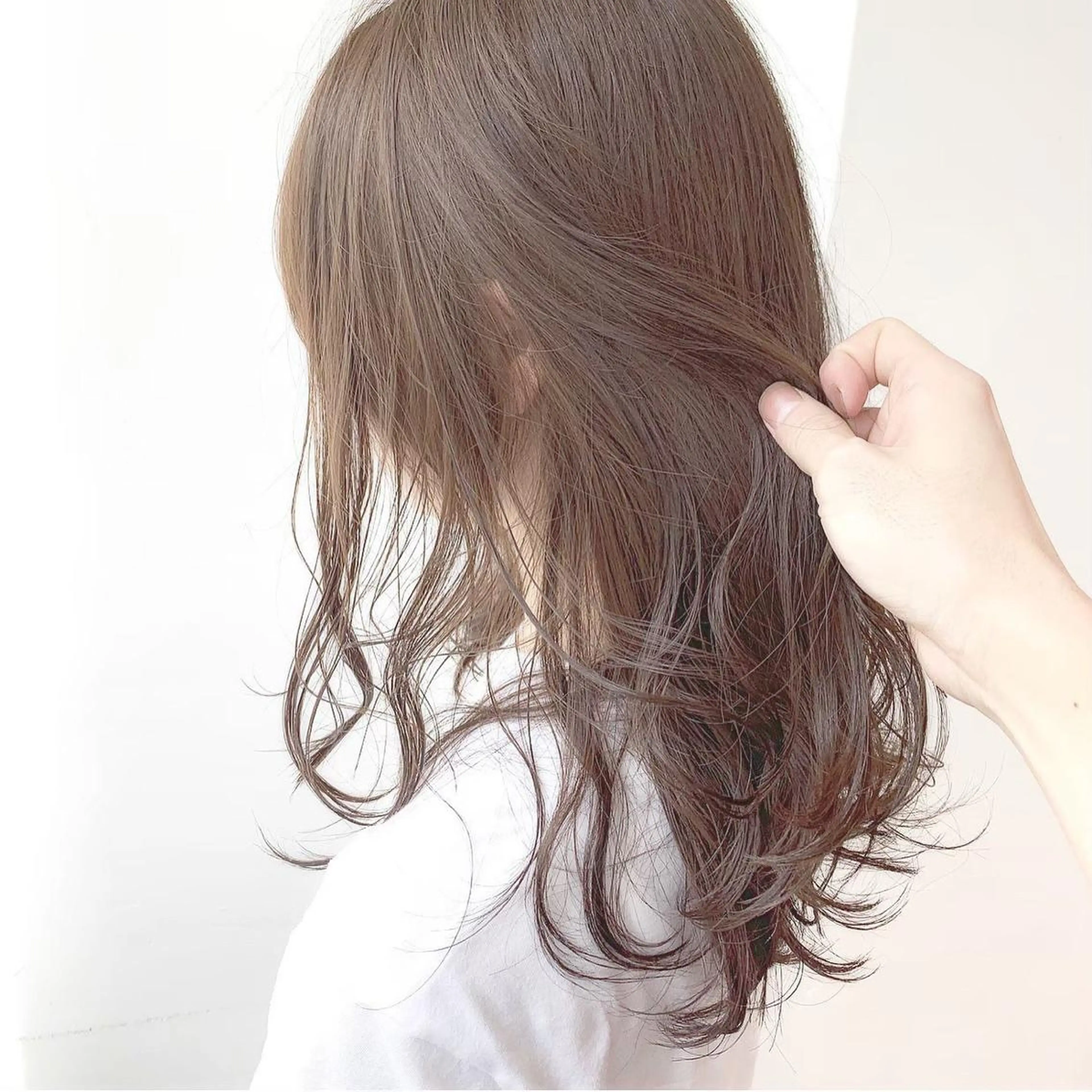 セミロング カラー ヘアアレンジ メンズ キッズ ネイル マツエク・マツパ 💕トレンドうる艶髪 💕TUNE銀座のヘアスタイル