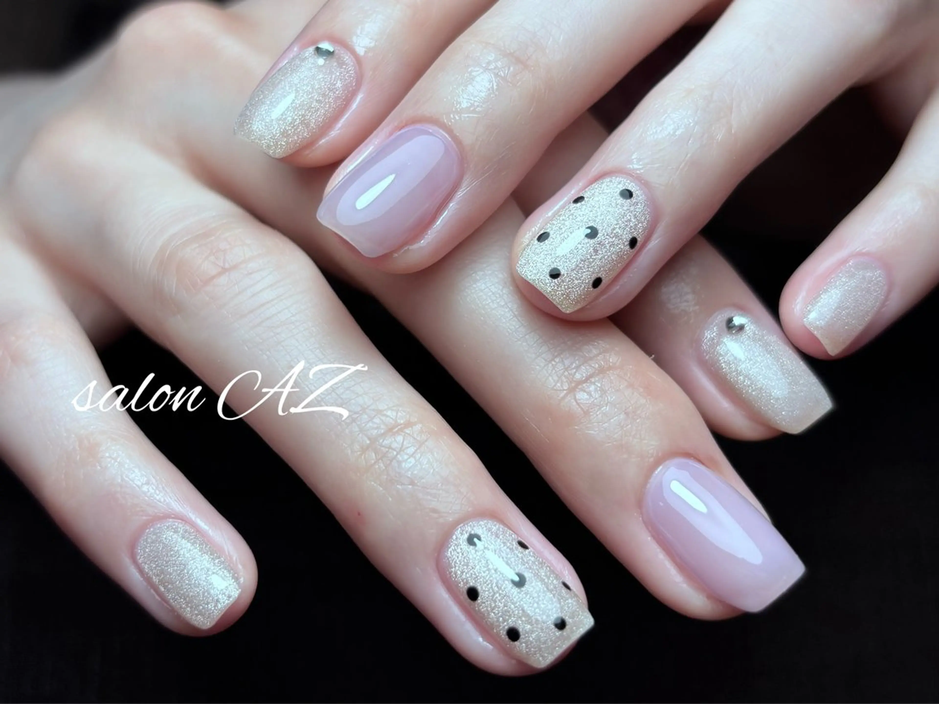 ネイル アートネイル フットネイル フレンチネイル マグネットネイル 持ち込み ハンドネイル salon AZのネイルデザイン