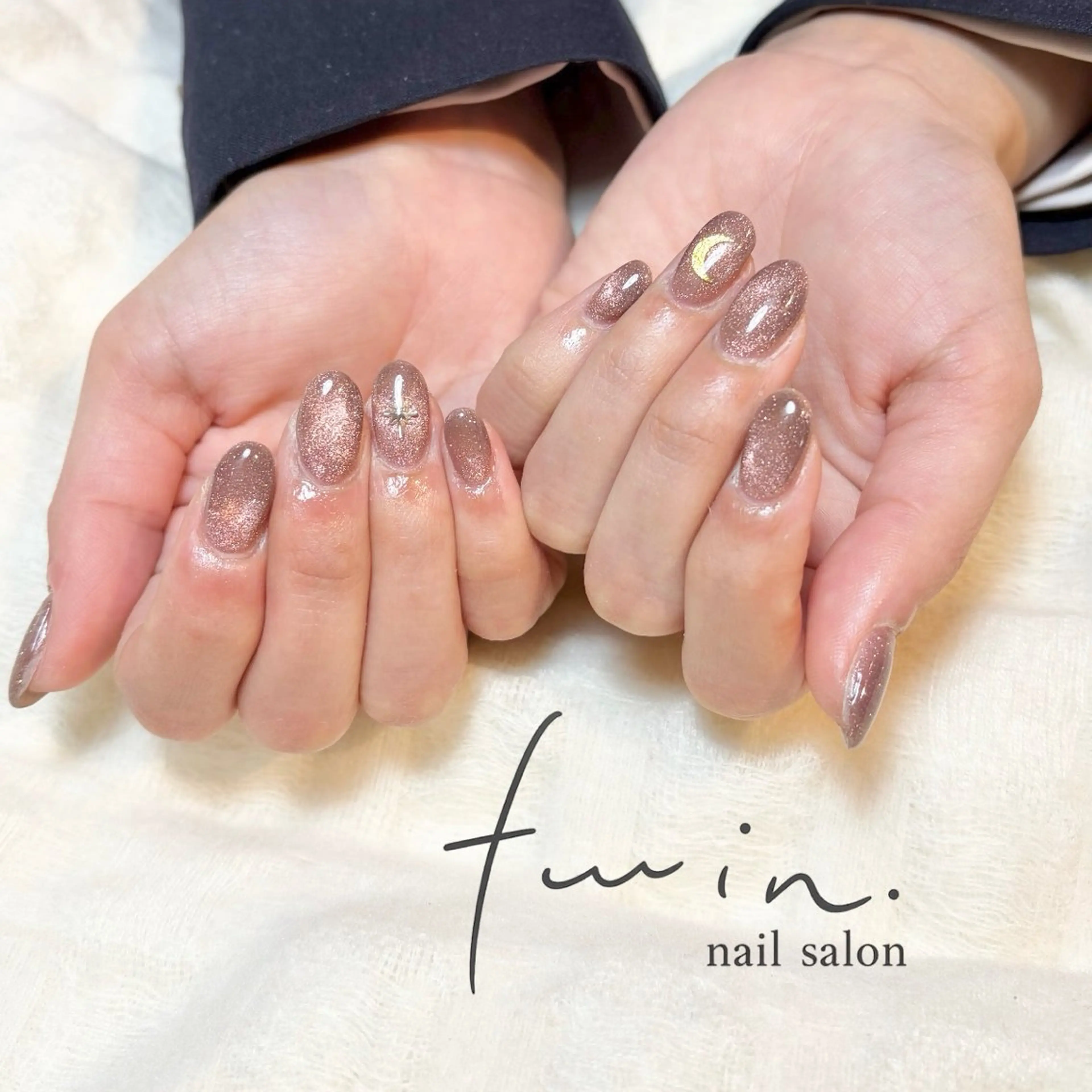 ネイル フラッシュネイル フラッシュマグ ハンドネイル twin. kanahaのネイルデザイン