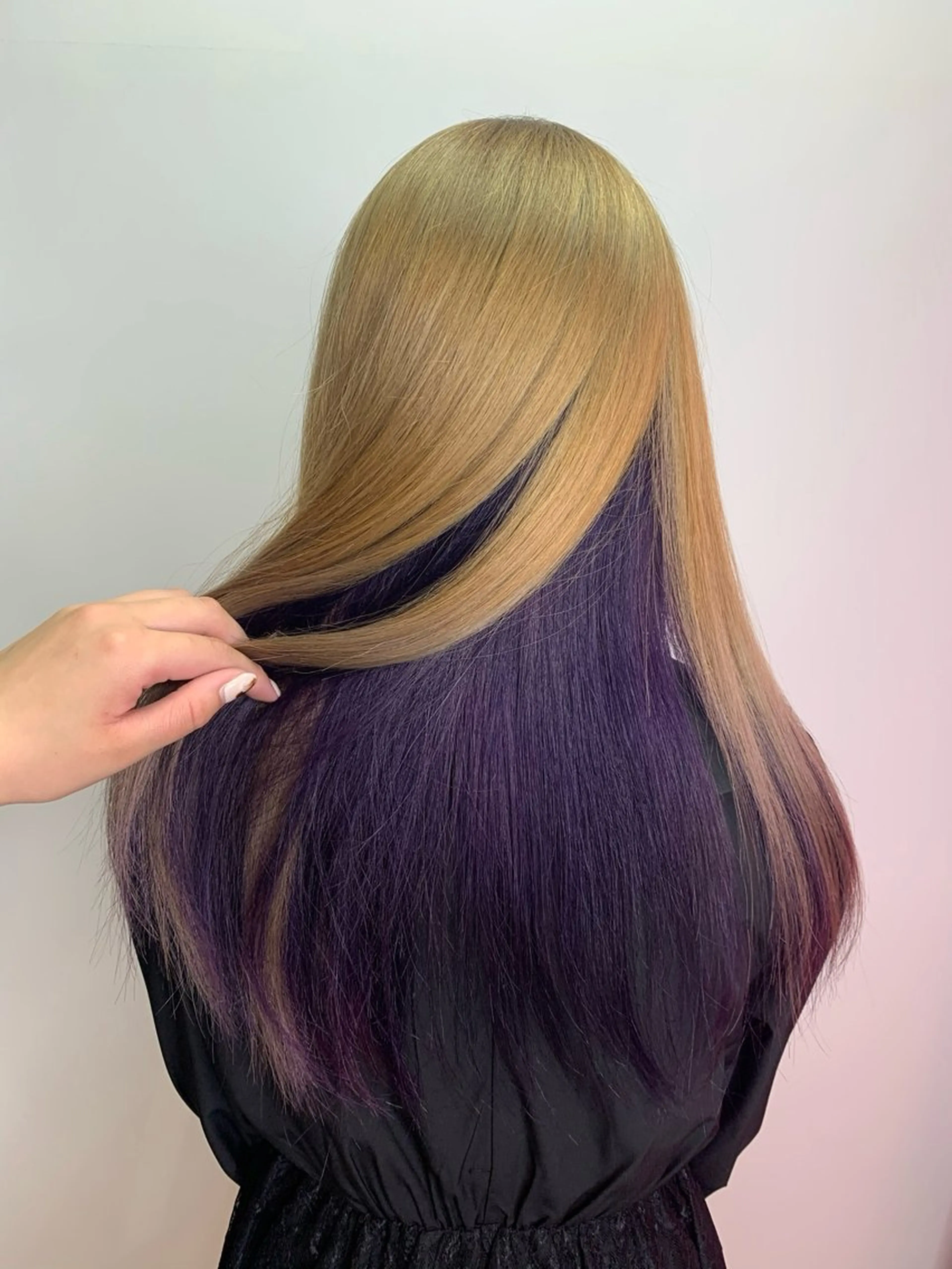 ロング カラー 森 亜紗美のヘアスタイル