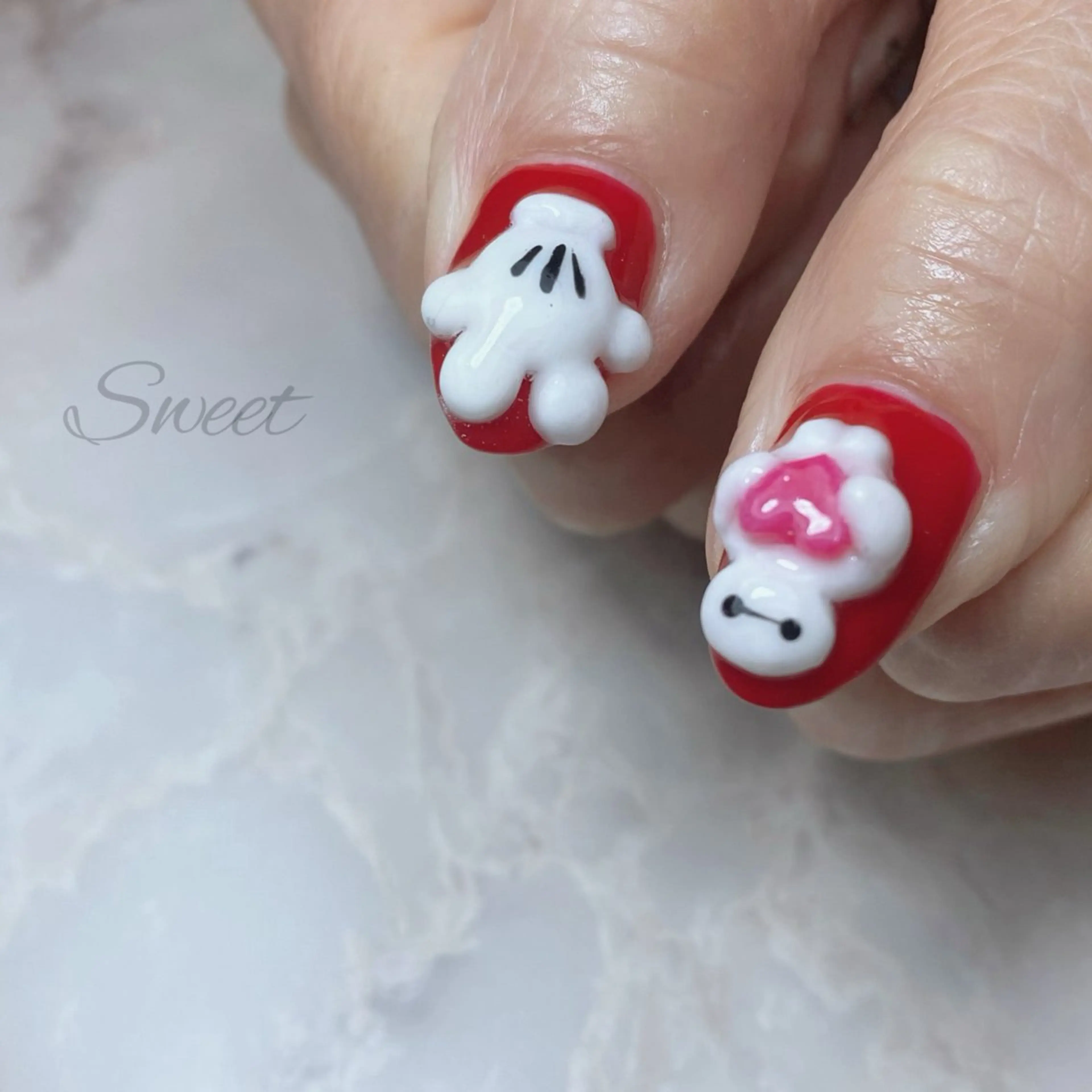 ネイル sweet 仲野陽子のネイルデザイン