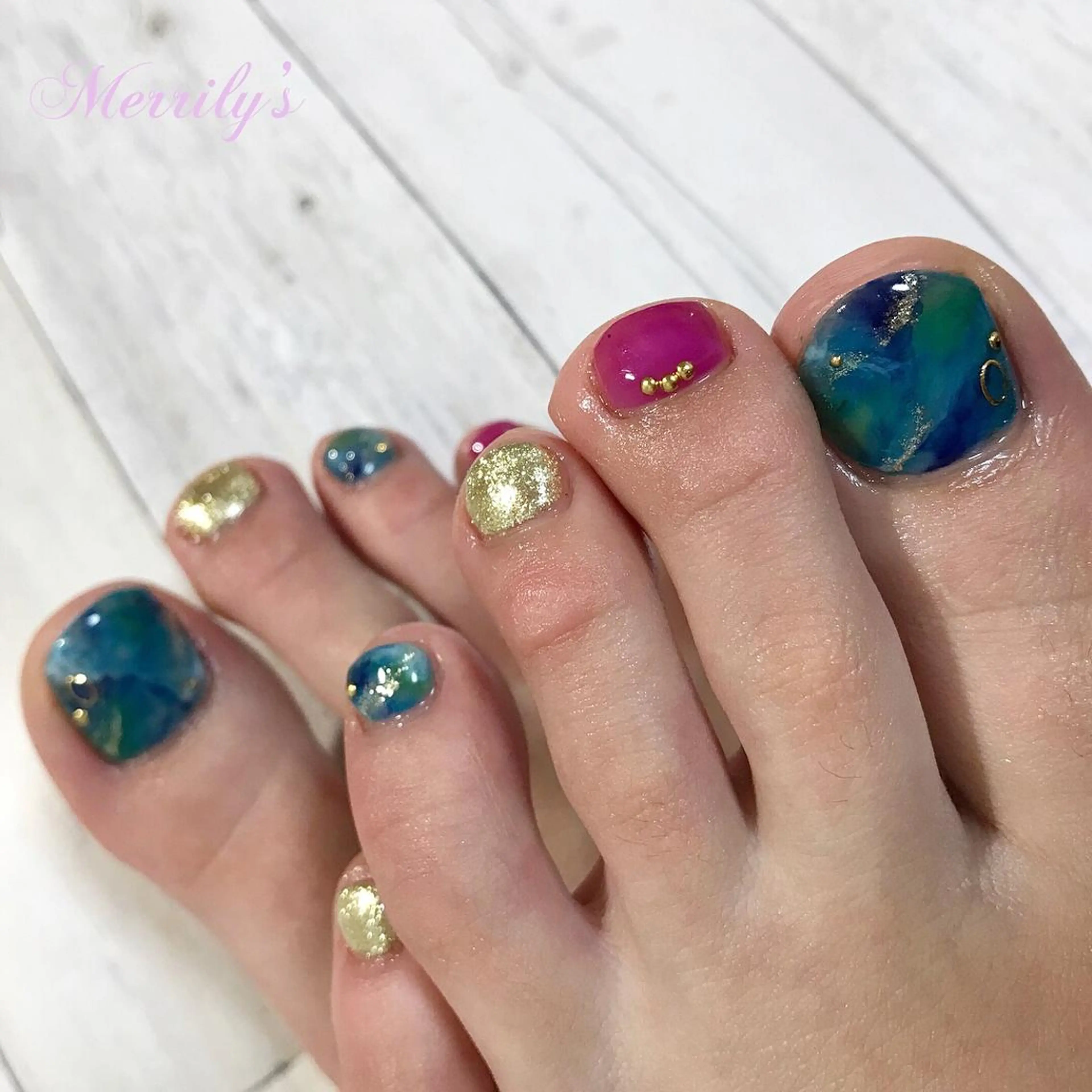 ネイル Merrily's所属・Merrily's Hagi Minaのネイルデザイン