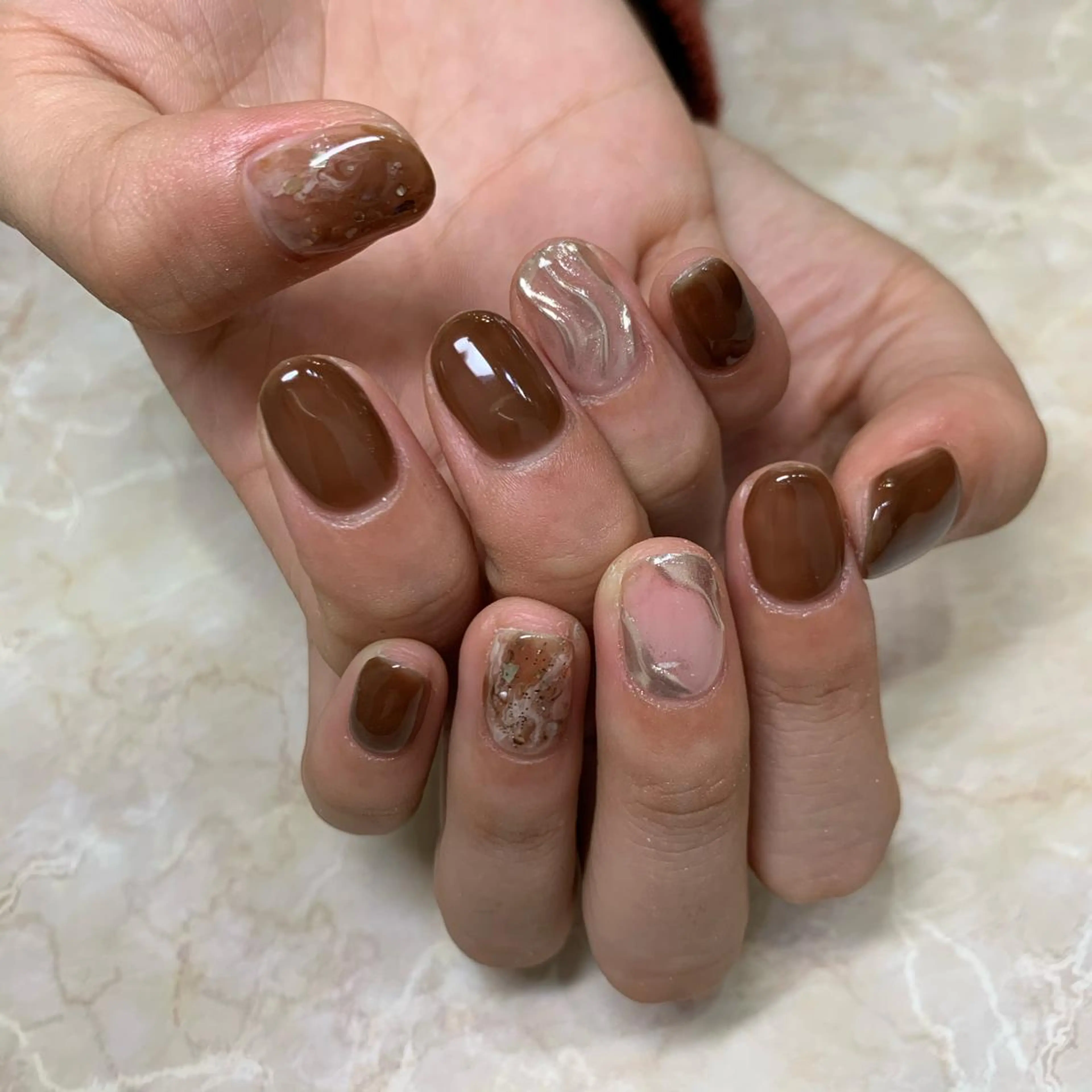 ネイル nailsalon makoto所属・新宿ニュアンスネイル makotoのネイルデザイン