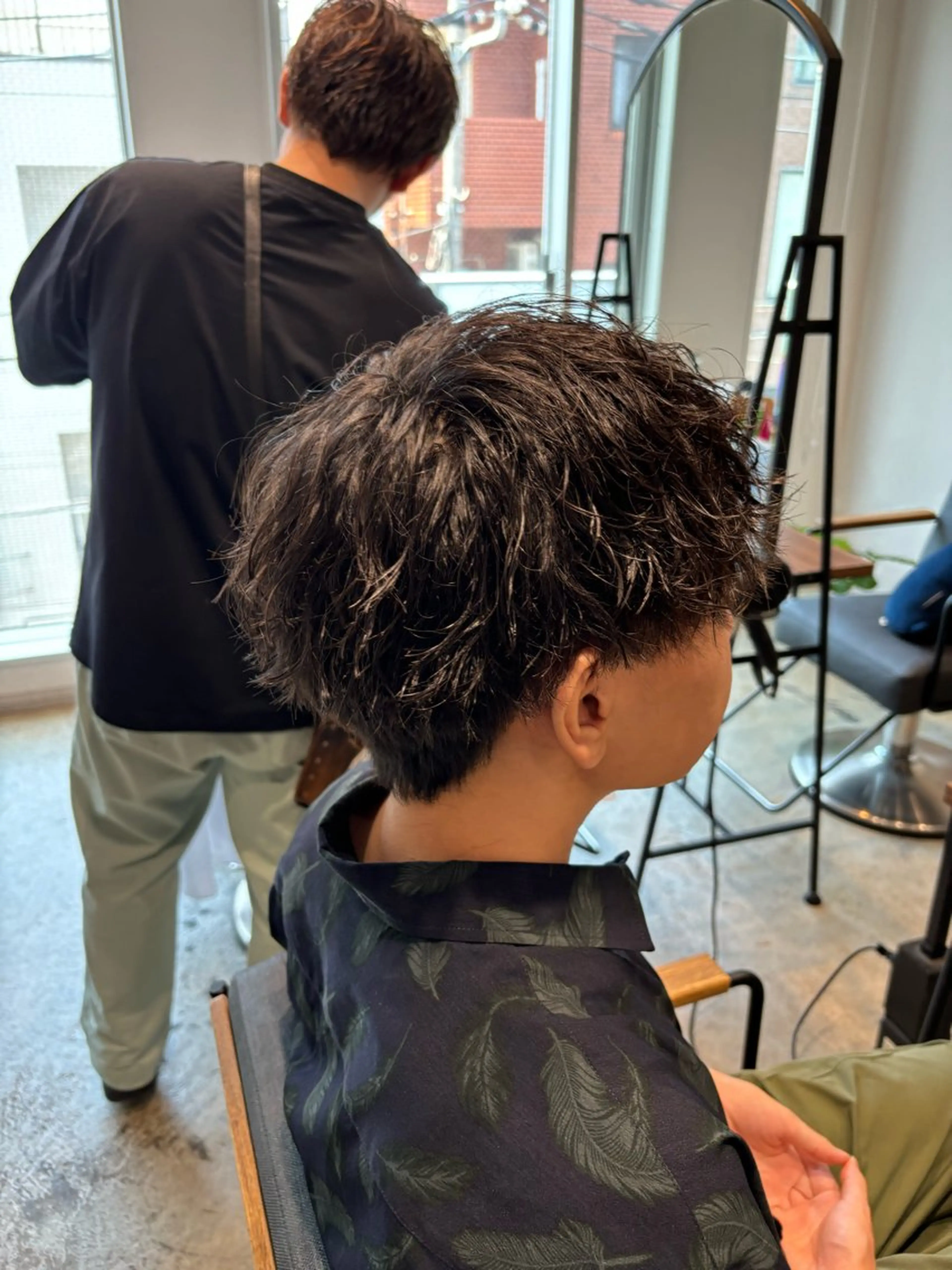 パーマ メンズ マッシュ みつけ／メンズカット メンズパーマ🦔のヘアスタイル