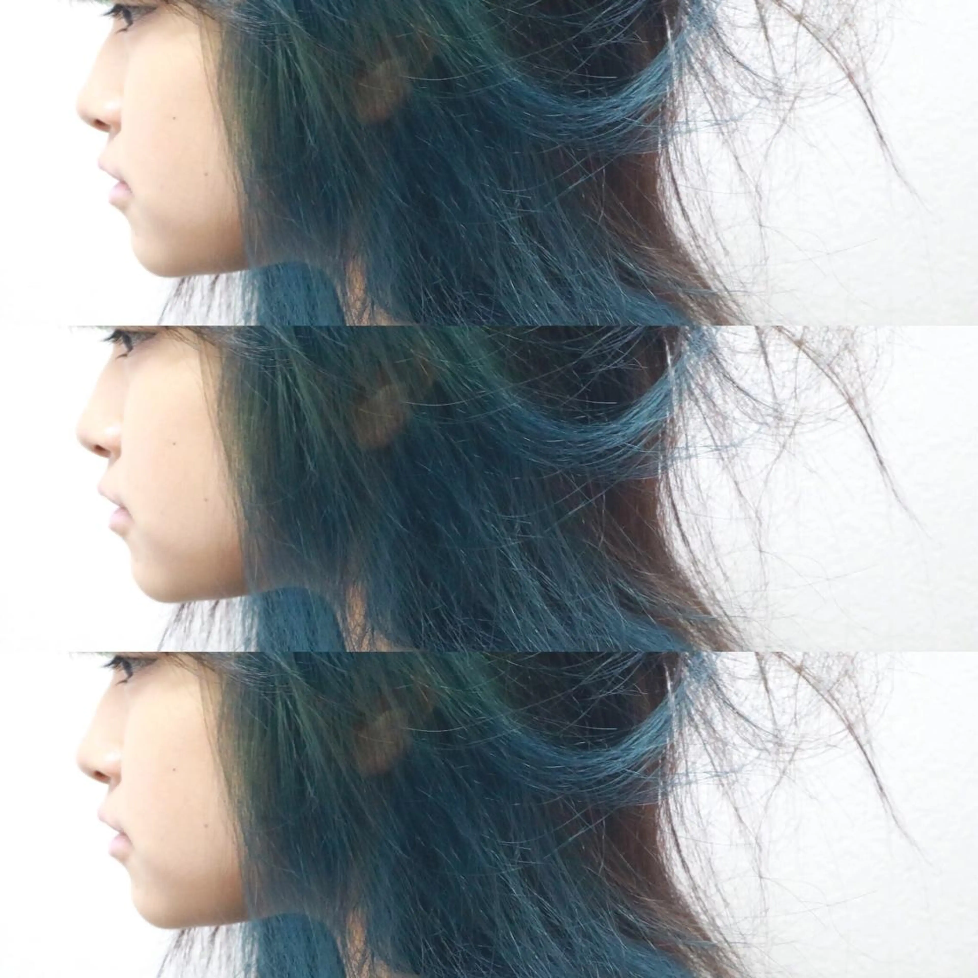 ミディアム カラー アディクシーカラー ブリーチ ブルーカラー JILBLAN京都 ショート/ハイライトのヘアスタイル