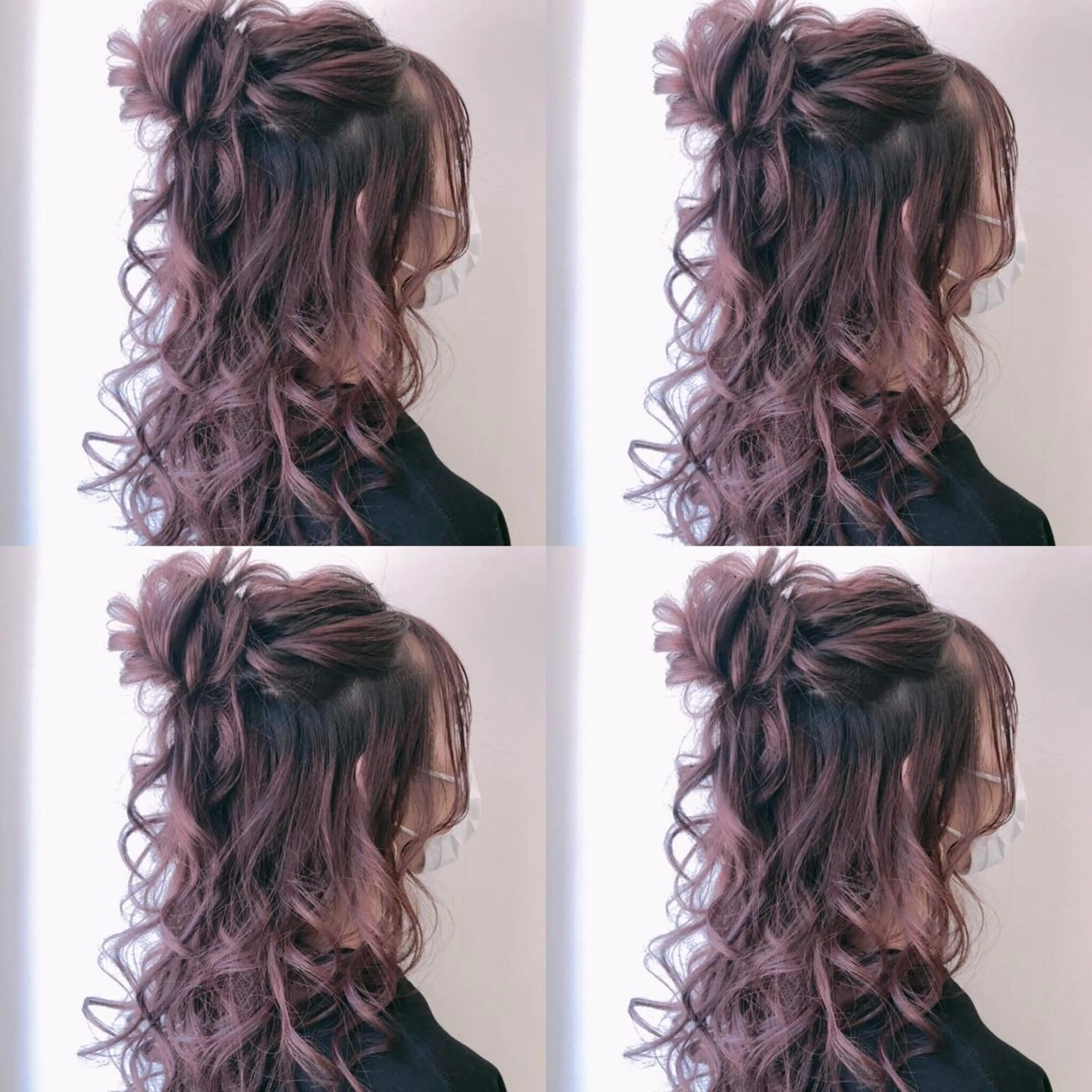 ロング ヘアアレンジ お団子ヘア ヘアセット 🌷MAYU 🌷のヘアスタイル