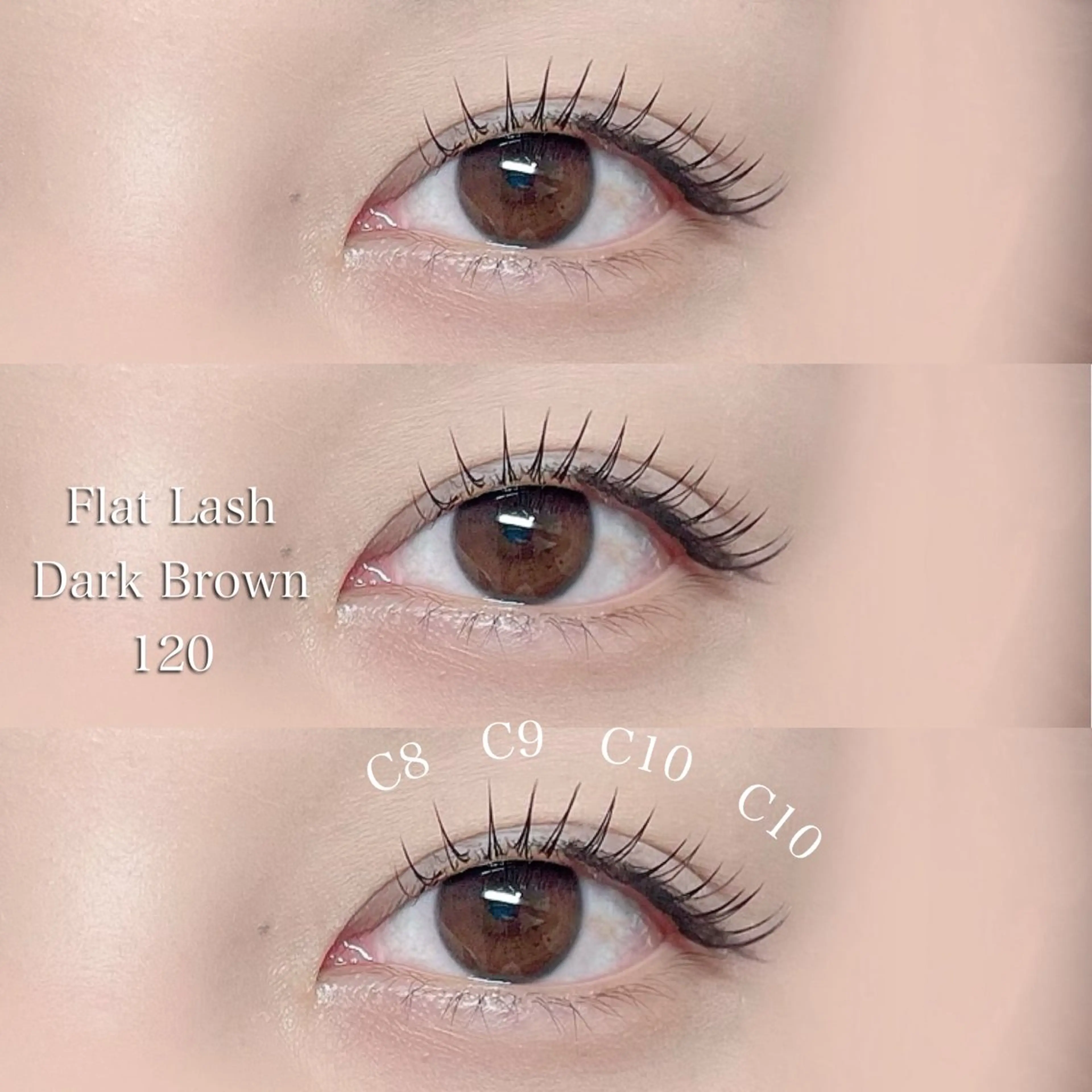 マツエク・マツパ カラーマツエク フラットラッシュ Ogata Sachino🤍のマツエク・マツパデザイン