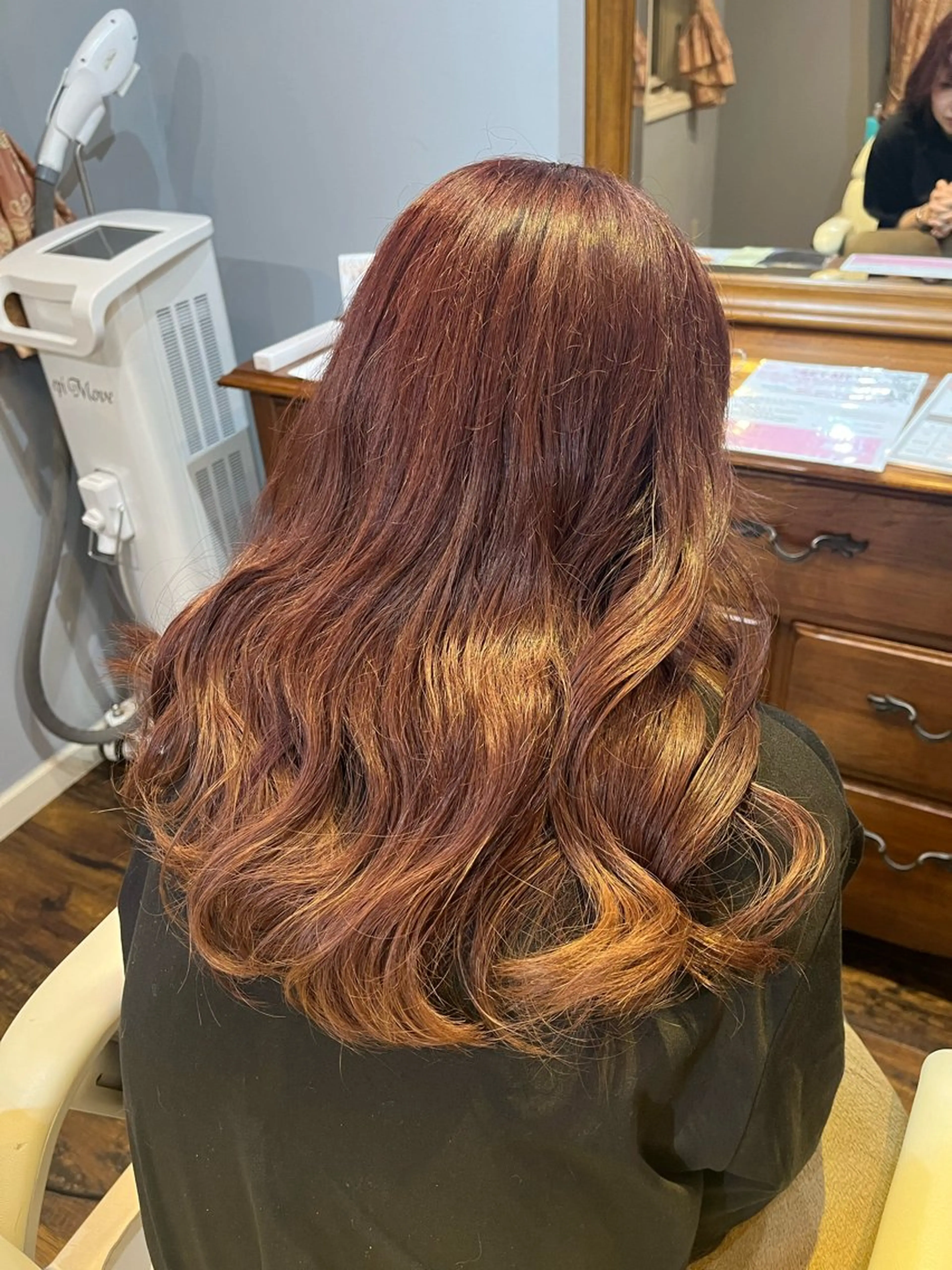 ロング カラー カシス ダブルカラー ヘアカラー jam Creative Hair Design所属・【jam】横山 真優華のヘアスタイル