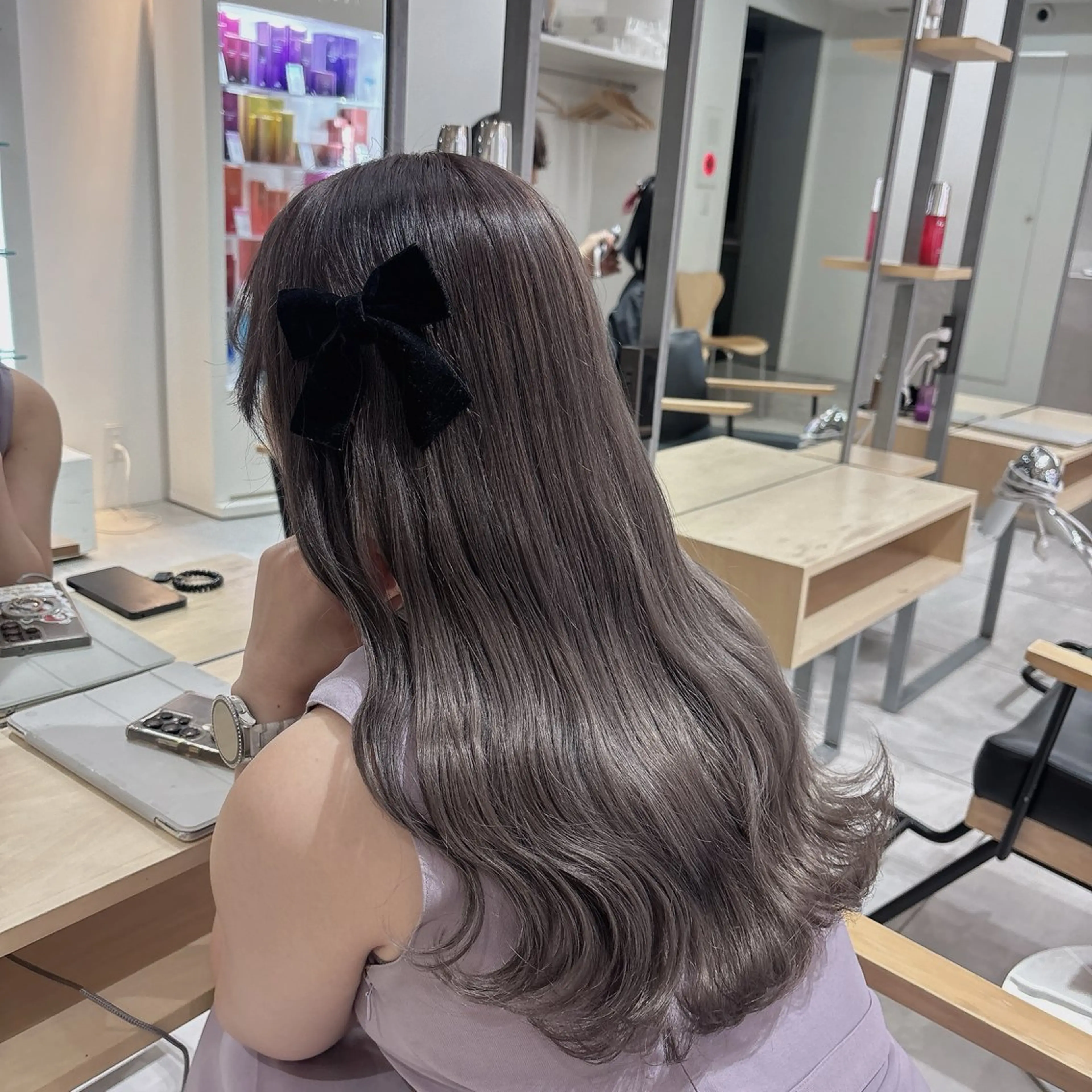 ロング ヘアカラー ゆるふわ透明感カラー 🎀ほの/表参道のヘアスタイル