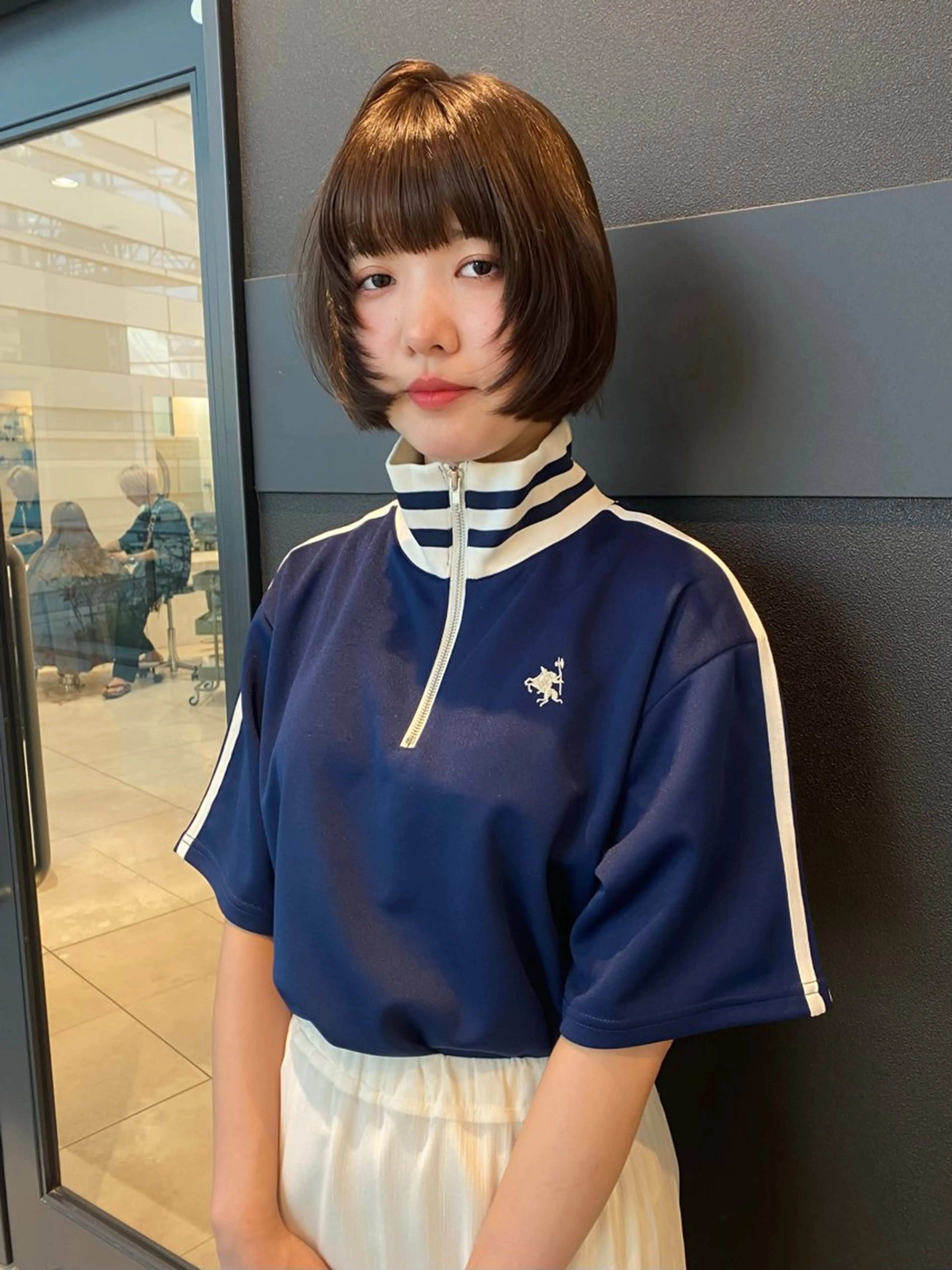 ショート カラー ボブ カット ヘッドスパ mai / linoah˚✧のヘアスタイル