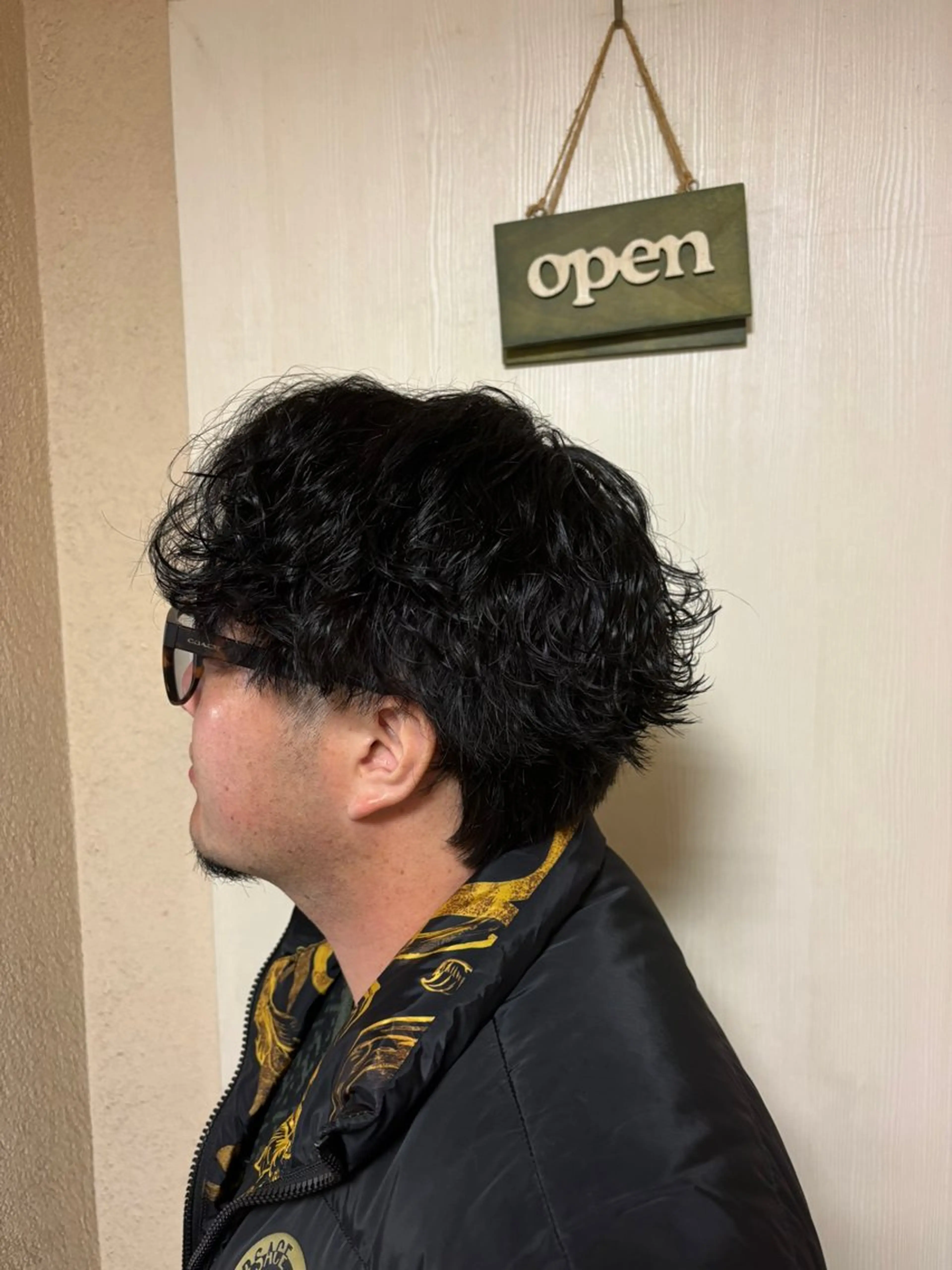 パーマ メンズ カット パーマ メンズカット/センタ ーパート /マミヤのヘアスタイル