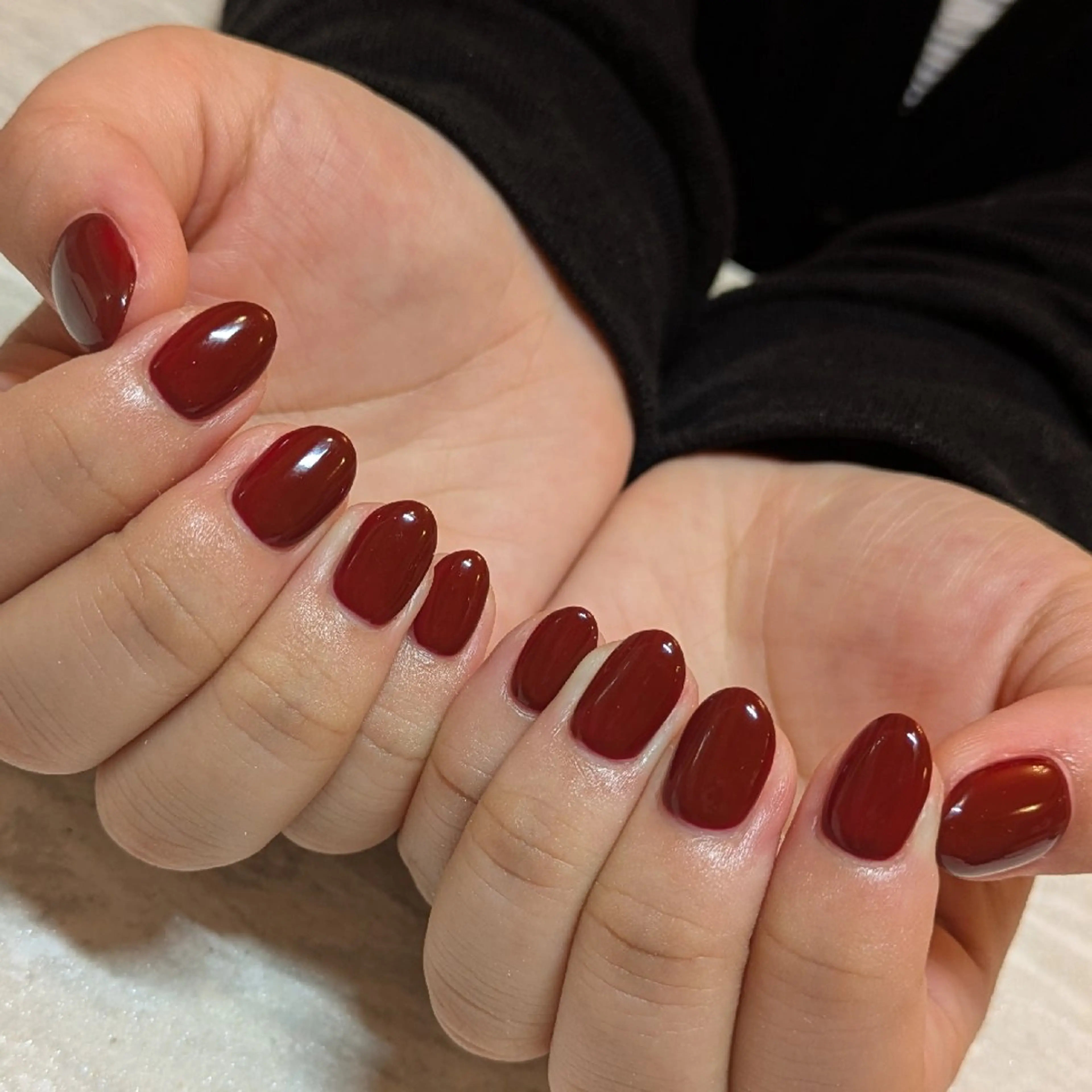 ネイル ワンカラーネイル ジェヌインネイル 河内のネイルデザイン