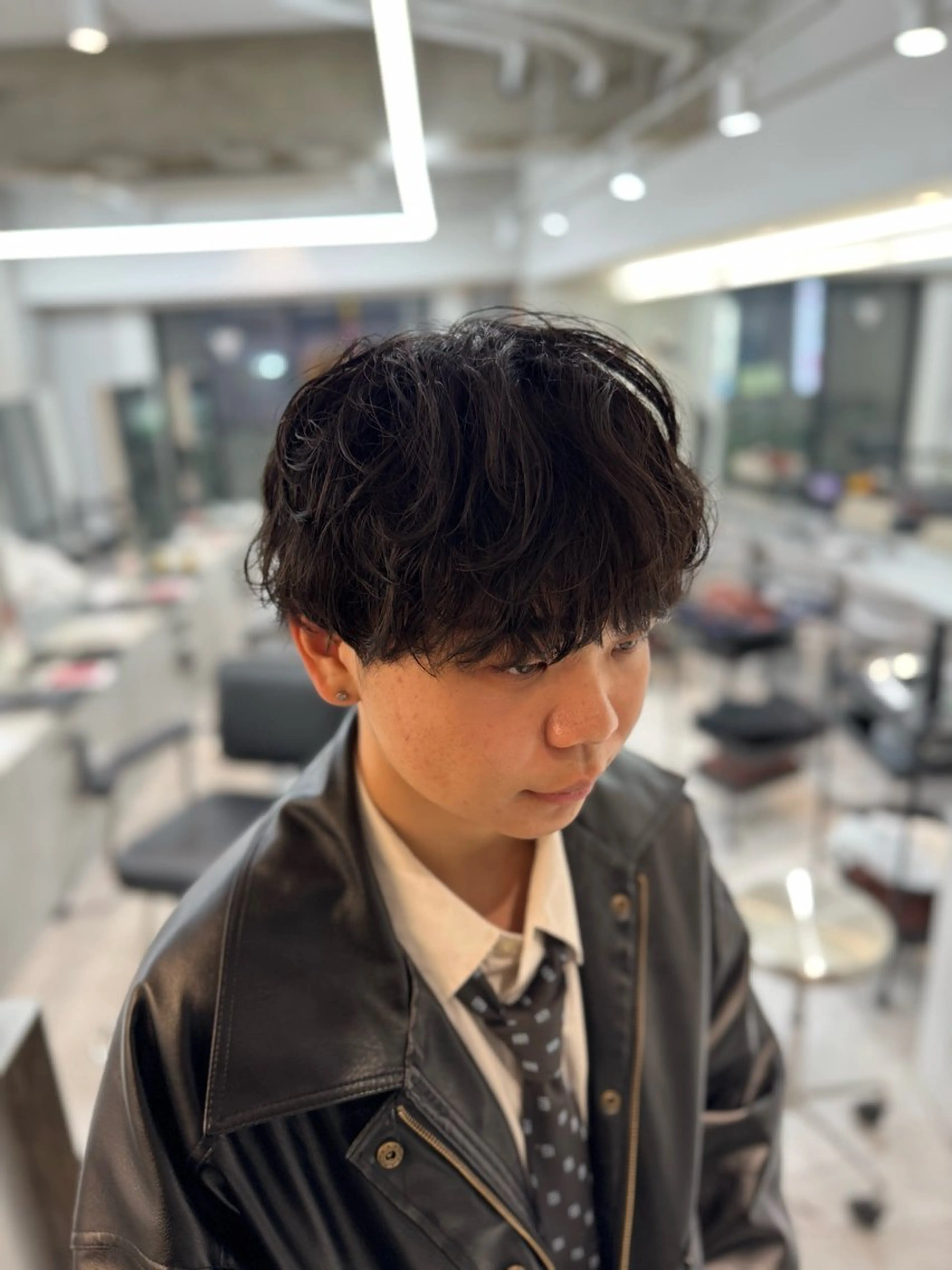 パーマ メンズ フェザーパーマ メンズパーマ スペインカール 波巻きパーマ ニュアンスパーマ カット パーマ 大宮/メンズパーマ 関勇也のヘアスタイル