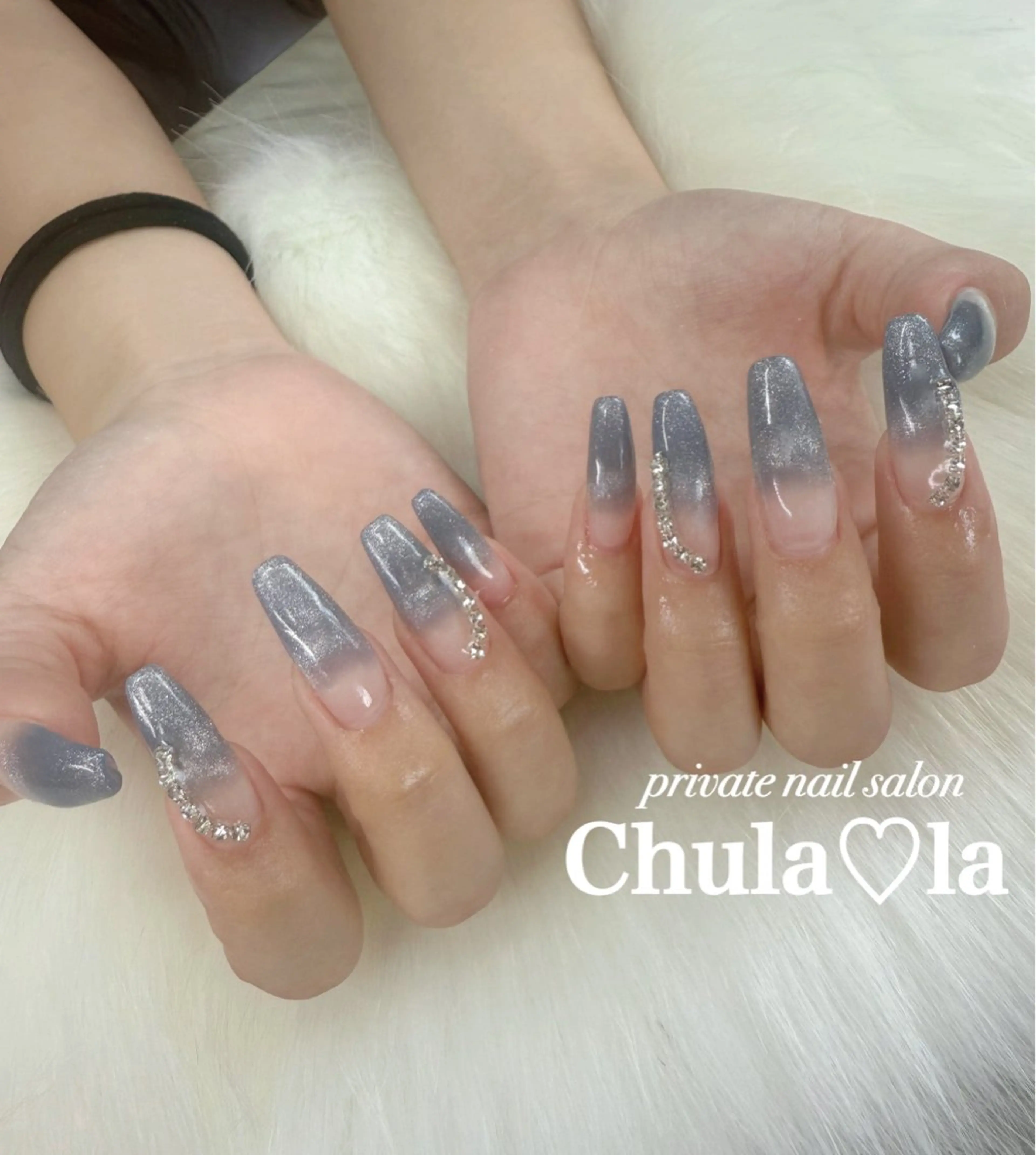 ネイル マグネットネイル ハンドネイル Chula♡la 豊見城市高安のネイルデザイン