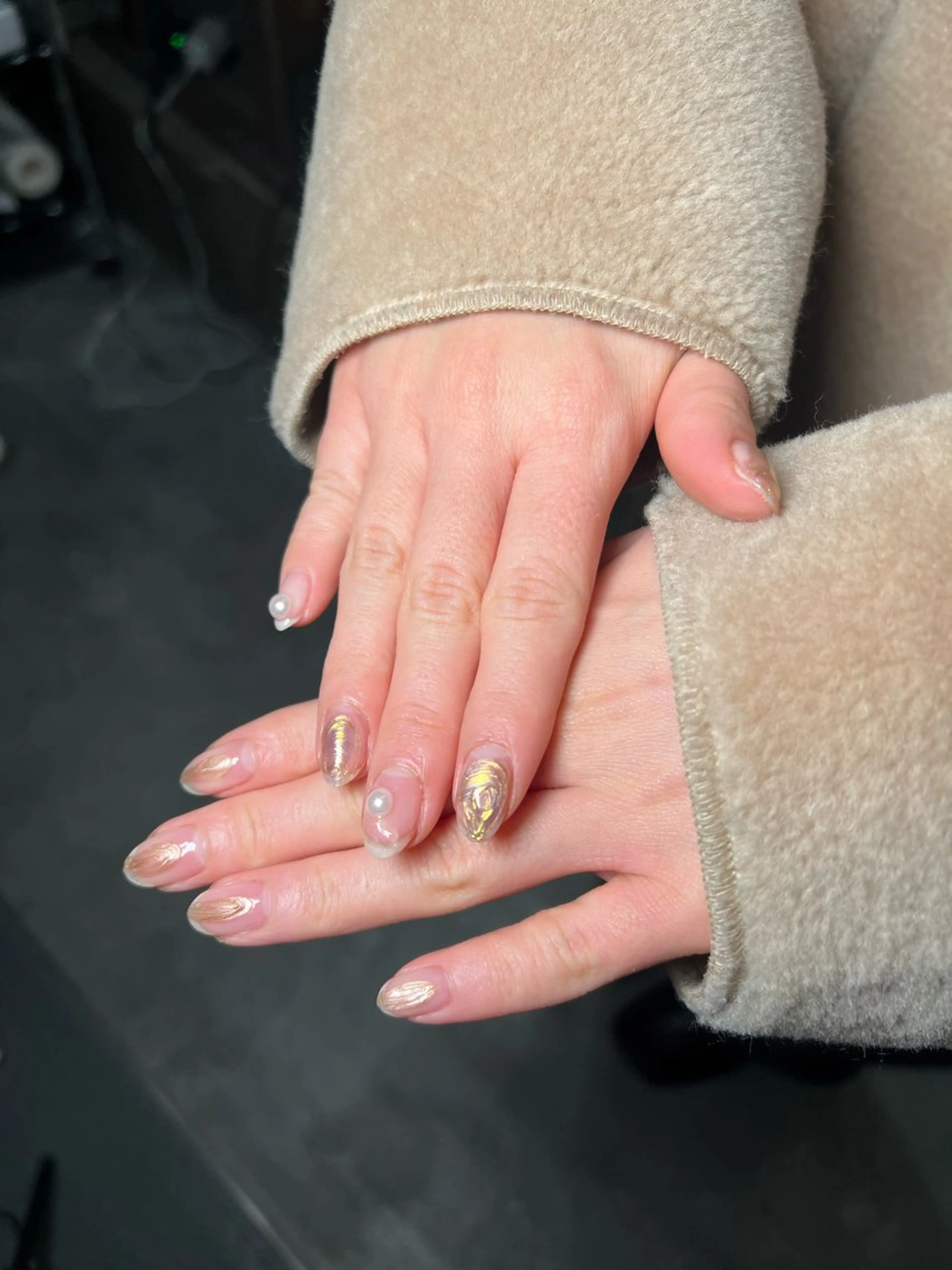 ネイル クリアネイル ニュアンスネイル ルマート池袋東口店所属・杉山 葉月のネイルデザイン