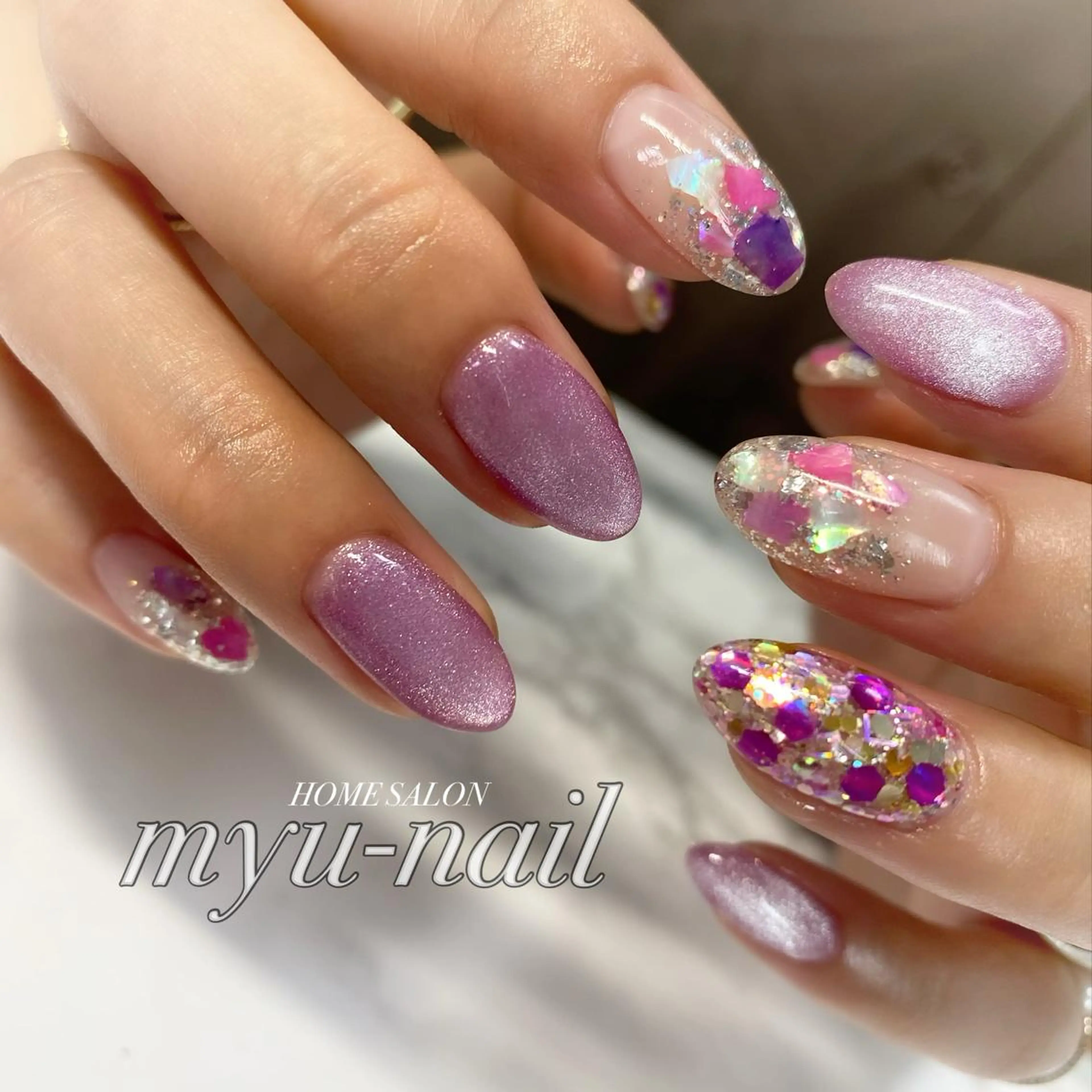 ネイル ホームサロン myu-nailのネイルデザイン