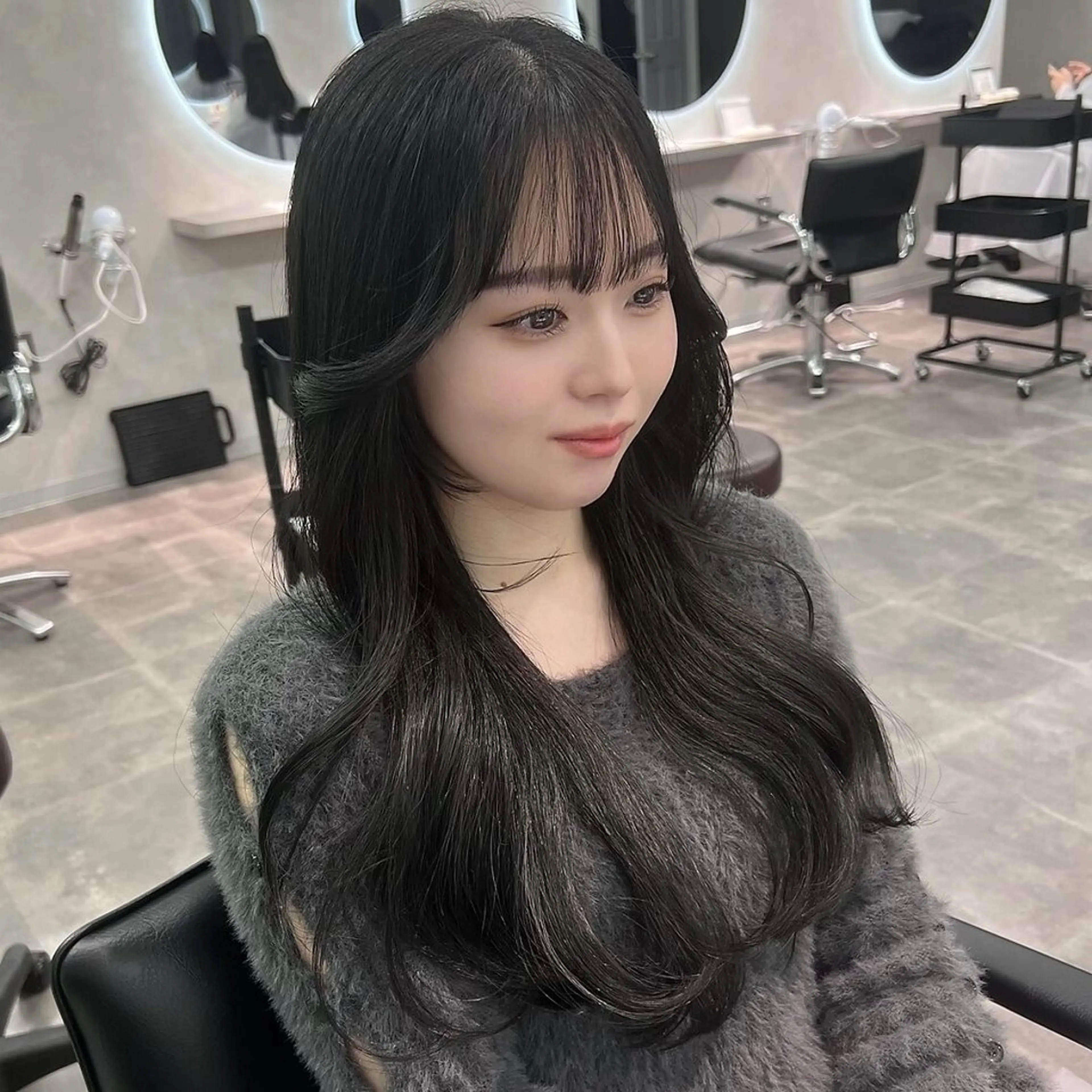 レディースロングカット💇♀️の写真