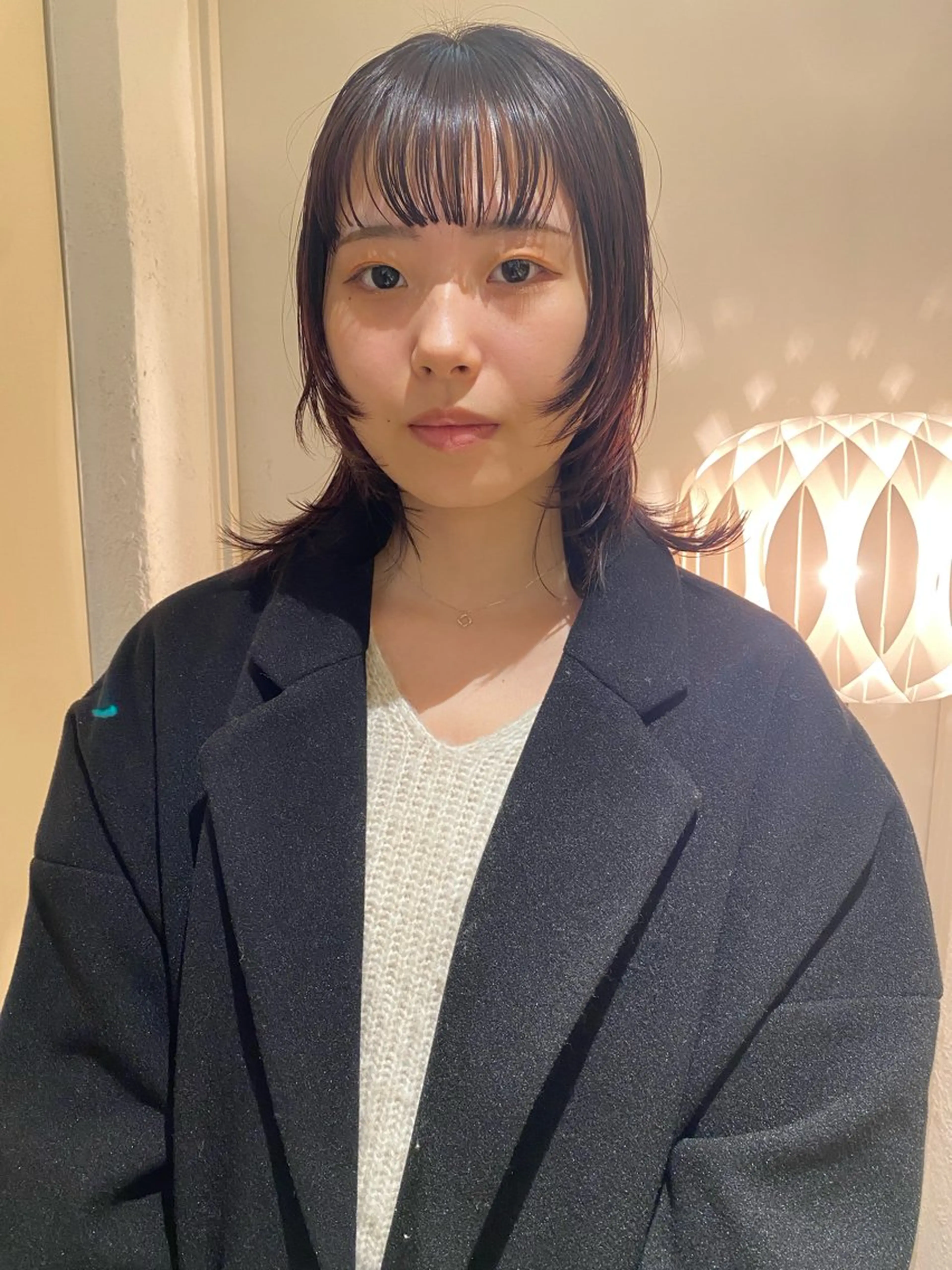 セミロング 💫扱いやすい /レイヤー/小林陸のヘアスタイル