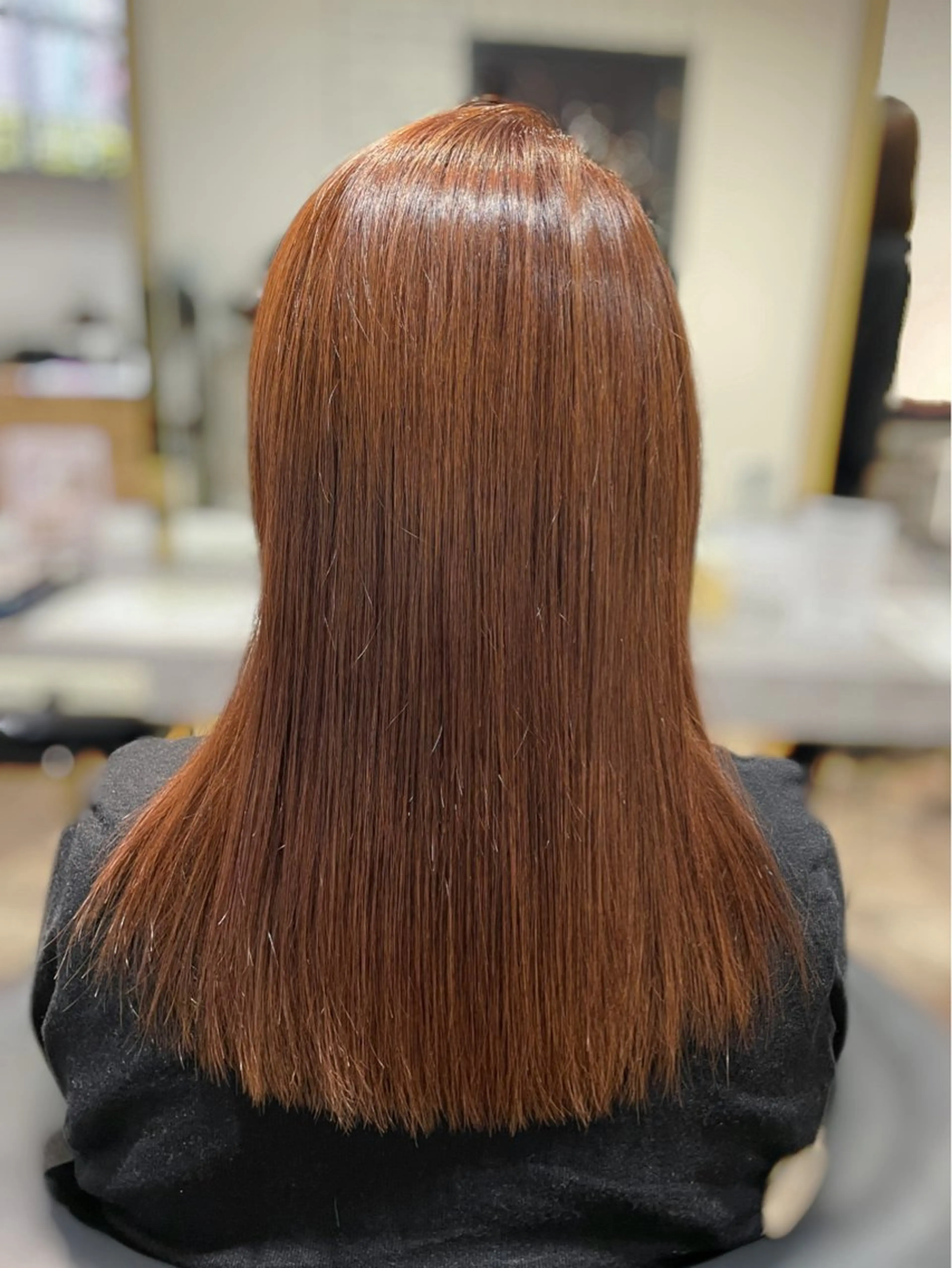 セミロング カラー 札幌艶髪/透明感 カラー🍓さつき🍓のヘアスタイル