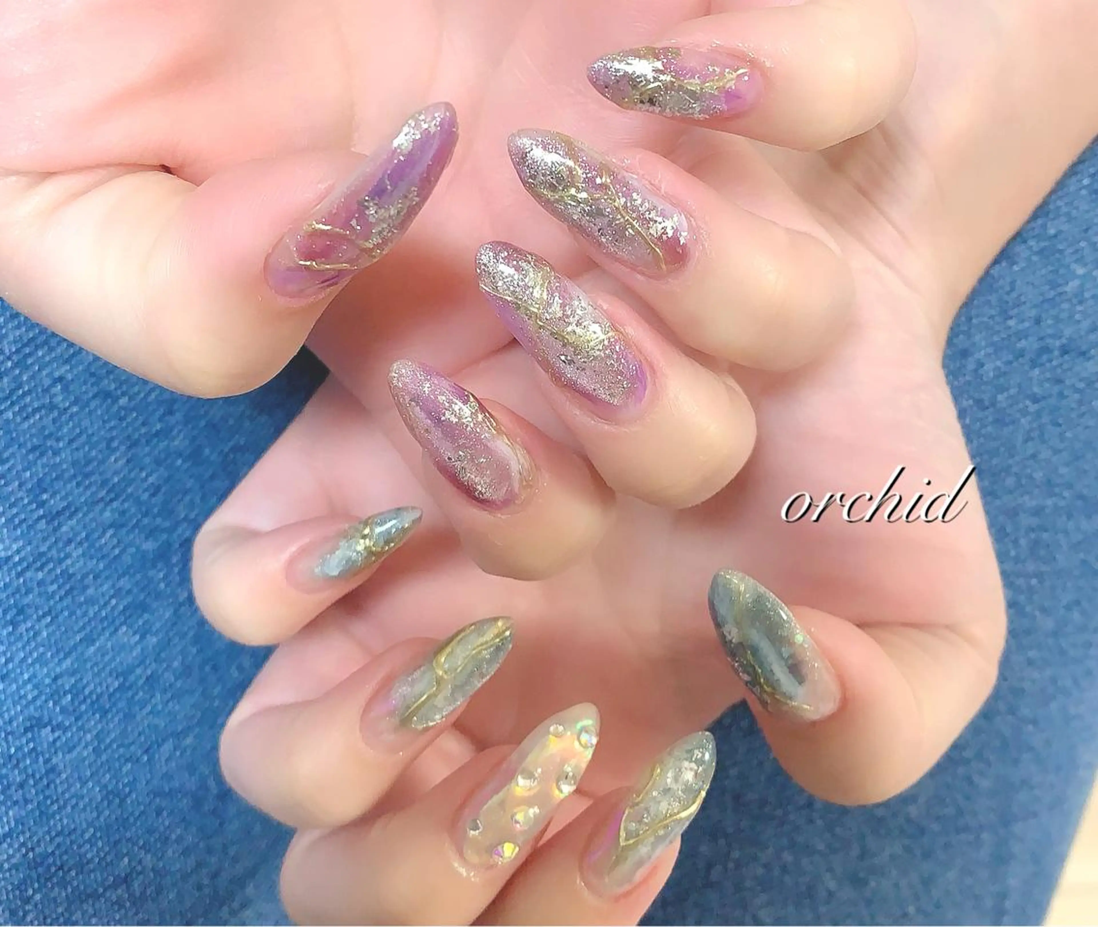ネイル orchid ♡オーキッドのネイルデザイン