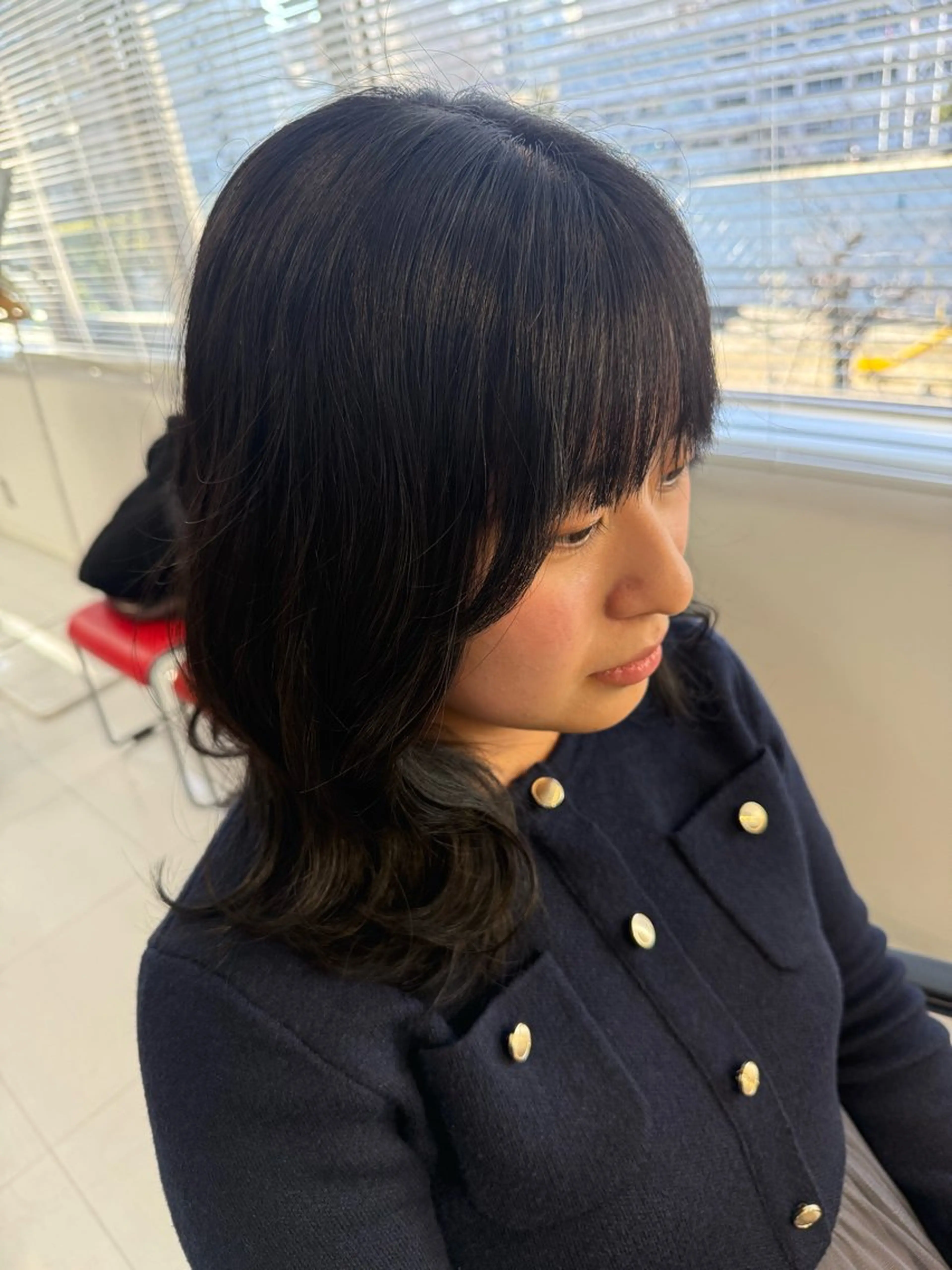 セミロング little×esta 大名 【リトルエスタ】所属・littleesta 那月のヘアスタイル