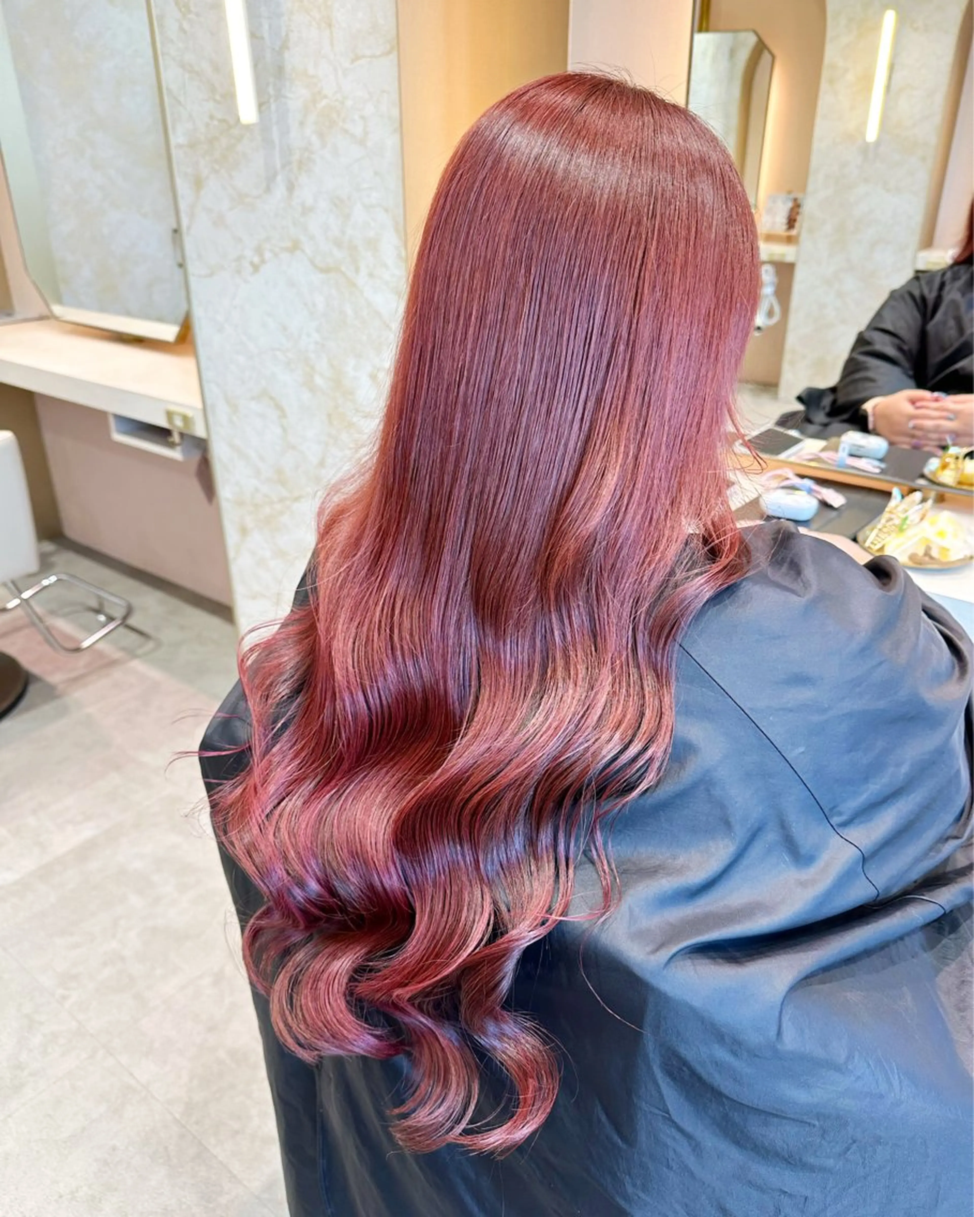 ロング カラー 店長/mao/ 前髪/顔周りカットのヘアスタイル