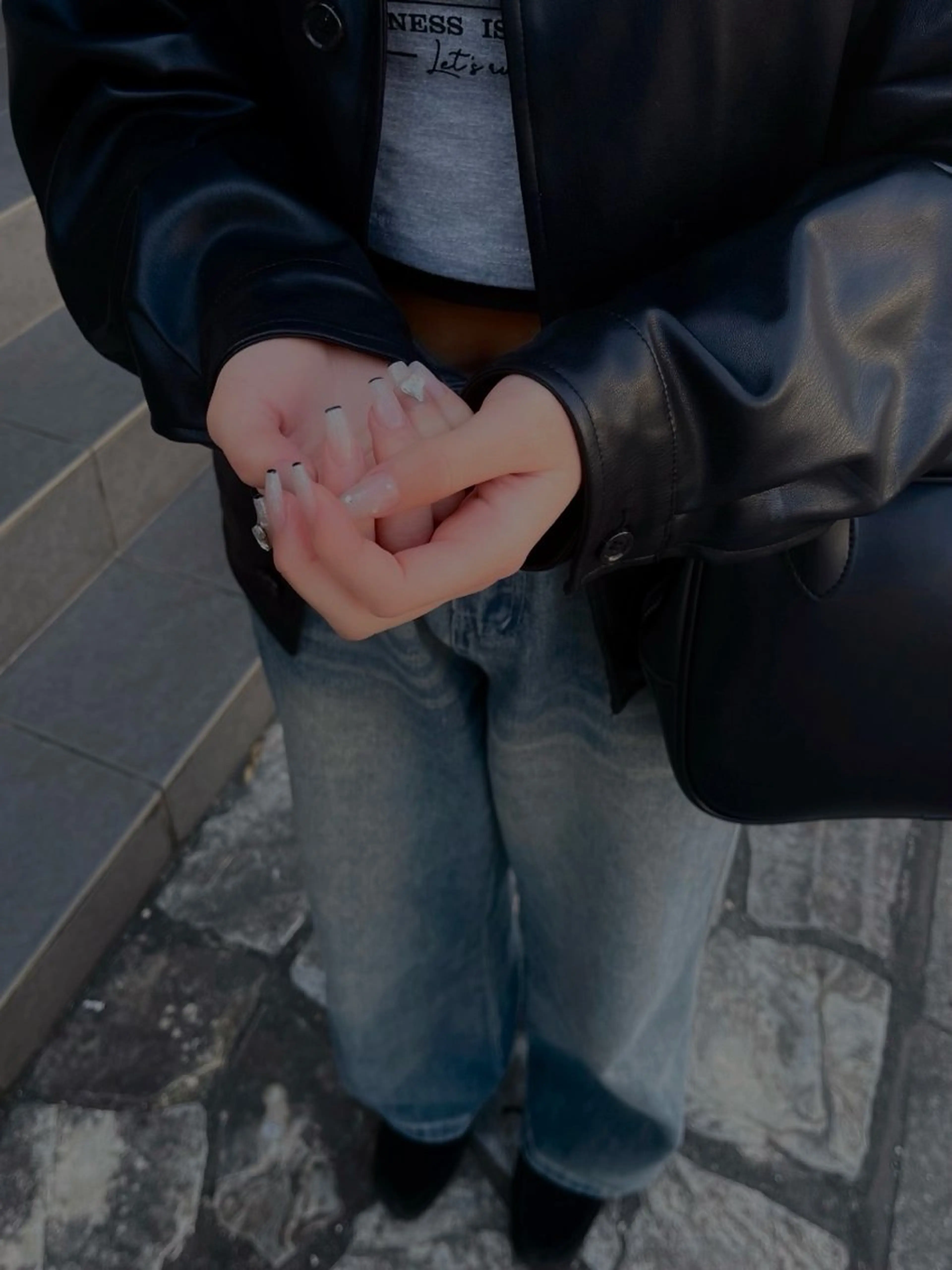 ネイル キラキラネイル マグネットネイル ワンカラーネイル スカルプネイル ワンホンネイル nine.🦋 YUKOのネイルデザイン