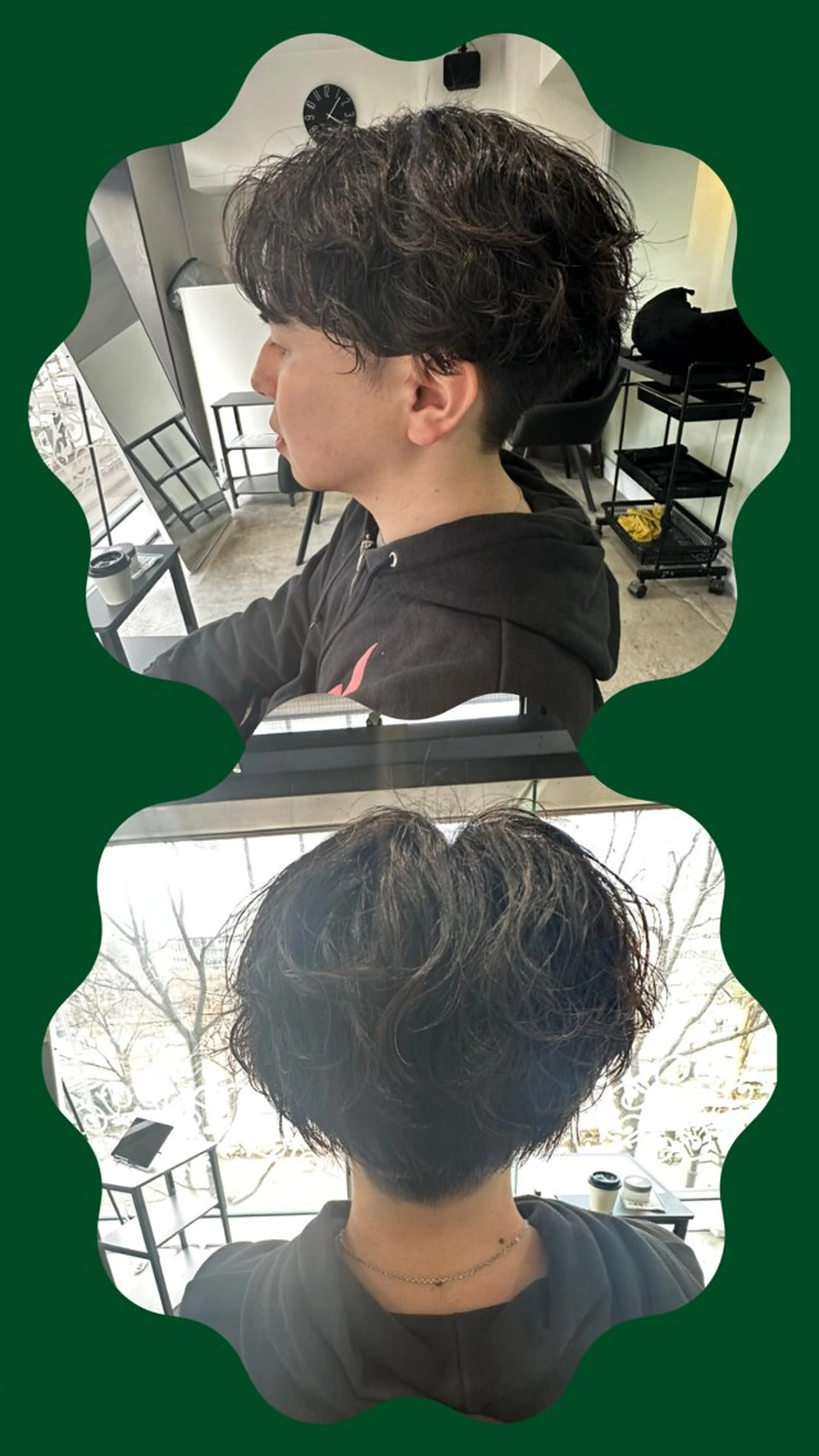 メンズ メンズパーマ カット パーマ メンズカット/シャド ウパーマ/URYUのヘアスタイル