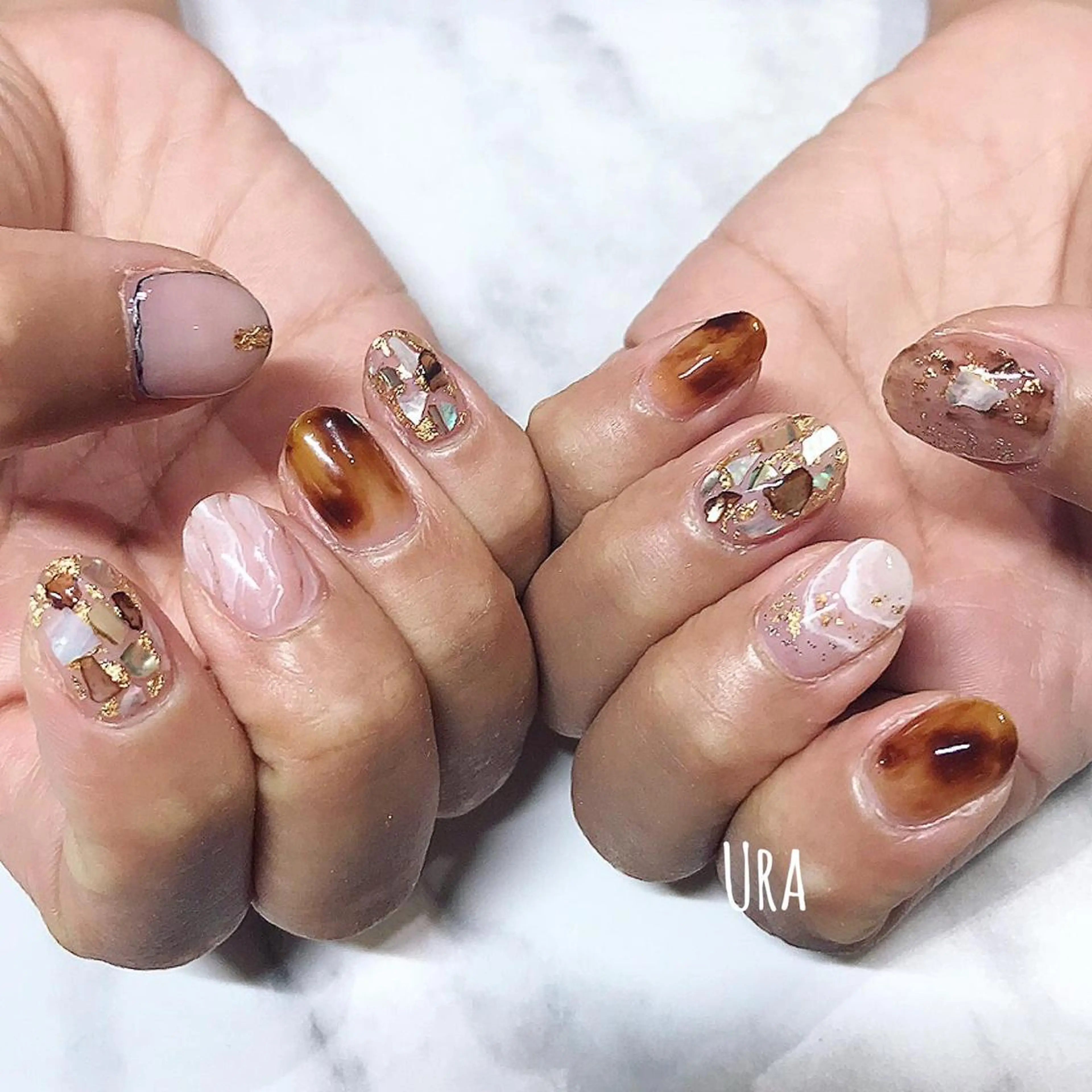 ネイル ハンドネイル UrakoNail 《nail》のネイルデザイン