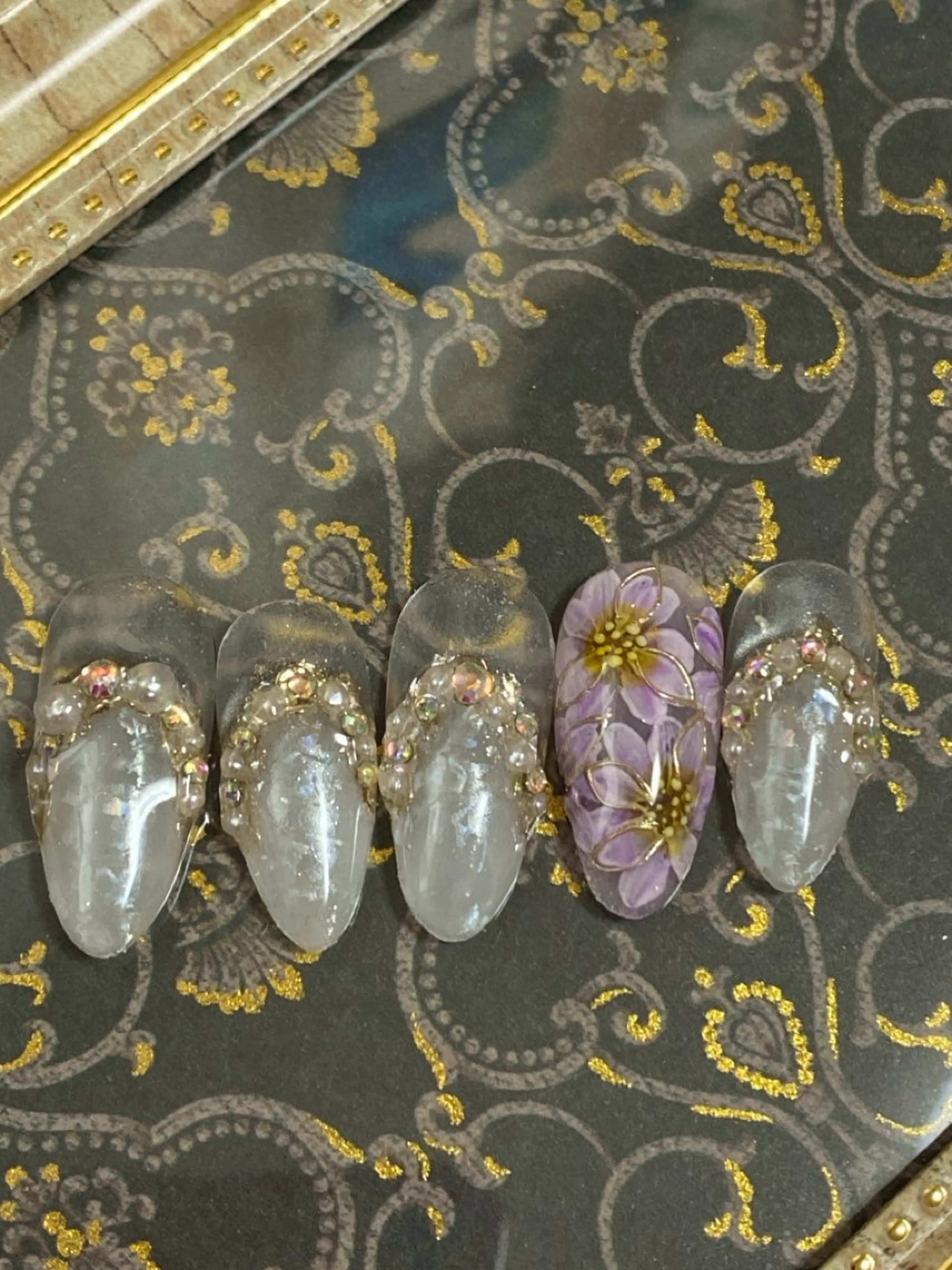 ネイル フレンチネイル 自宅ネイルサロン ♦️nuance♦️のネイルデザイン