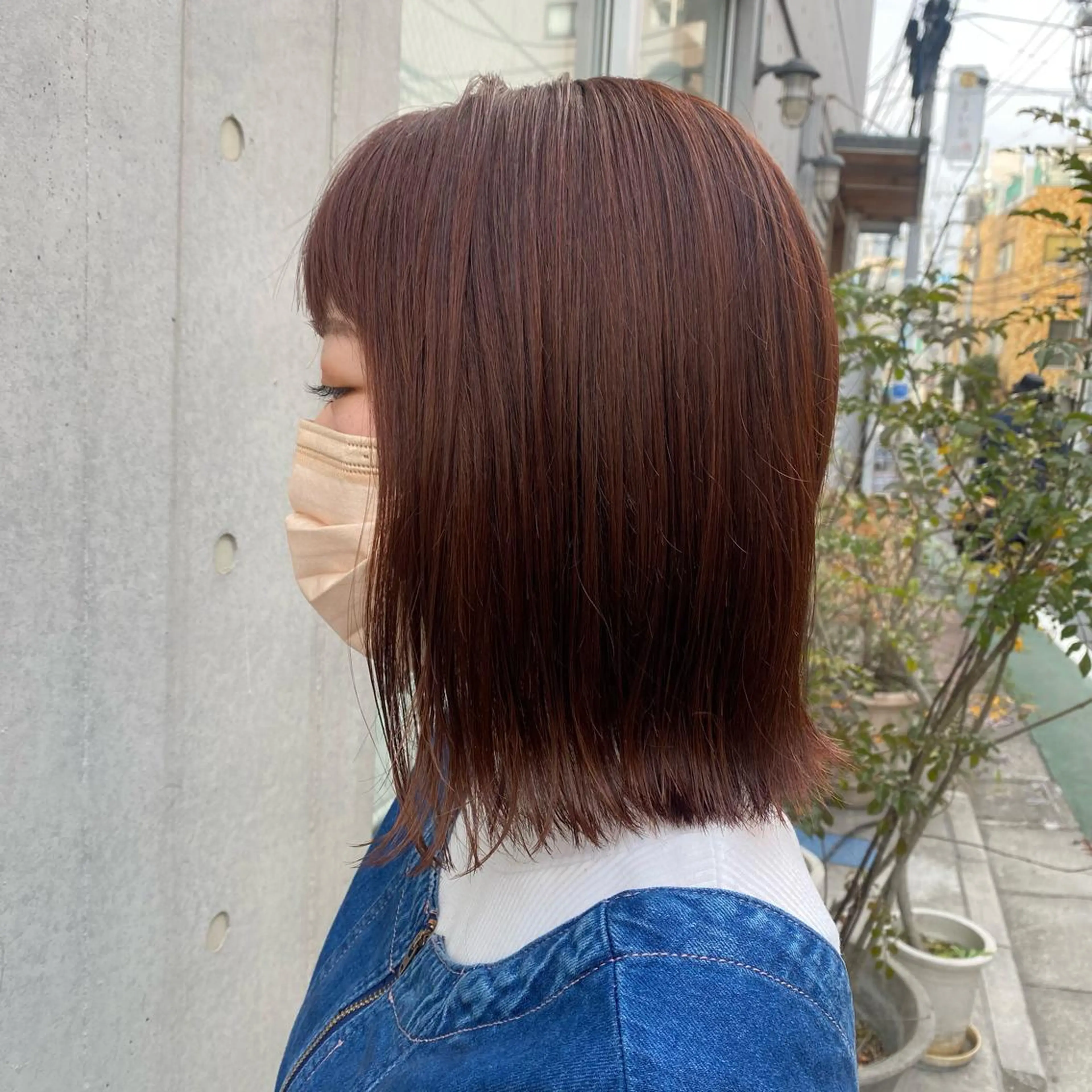 ミディアム カラー 🪭risa 暖色/レイヤー🪭のヘアスタイル