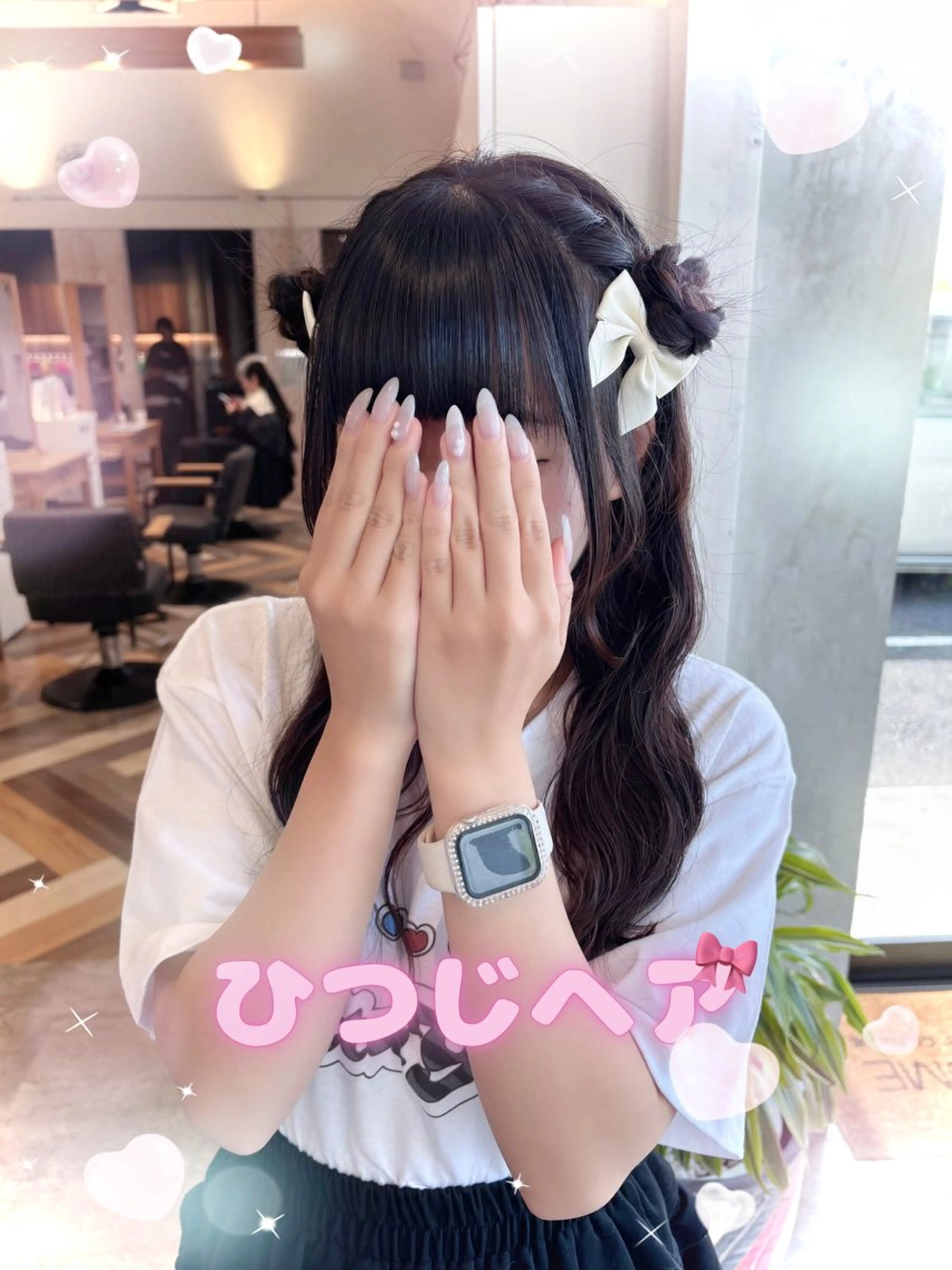 ヘアアレンジ mata-L23 かのんのヘアスタイル