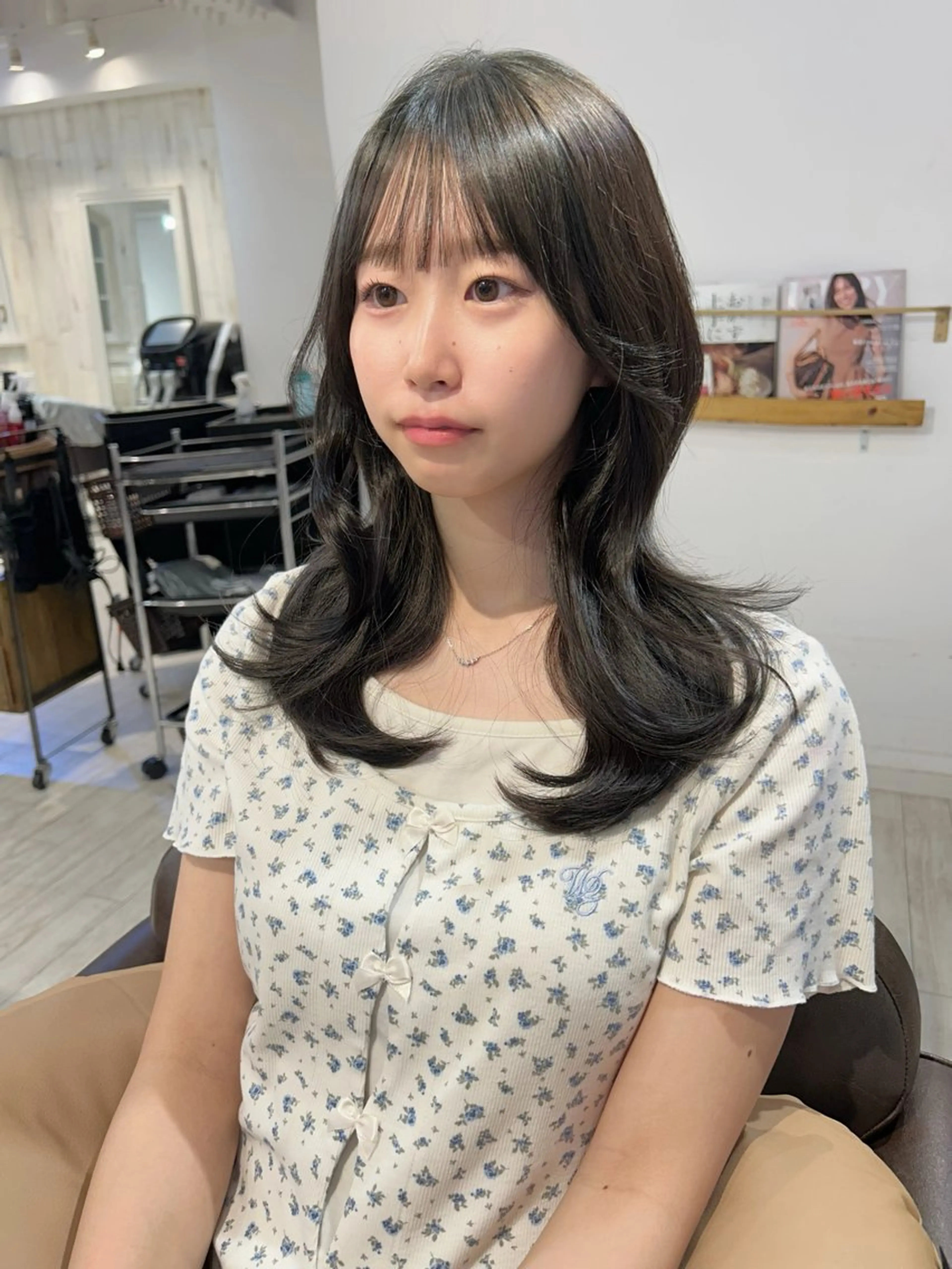 ロング グランジフェミニン 🪽比内千聖のヘアスタイル